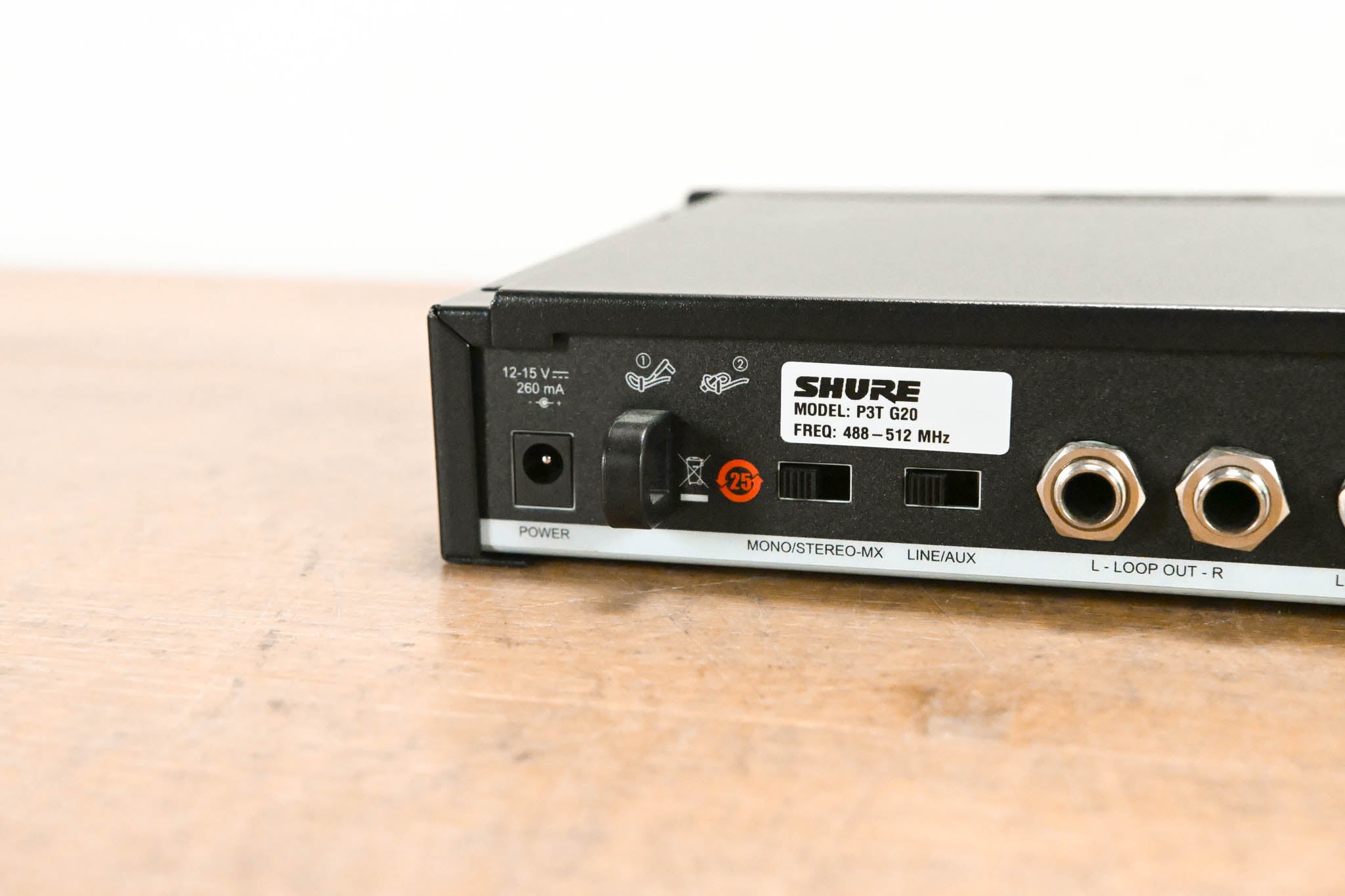 Shure PSM 300 Wireless IEM System G20 Range: 488-512 MHz (NO PSU)