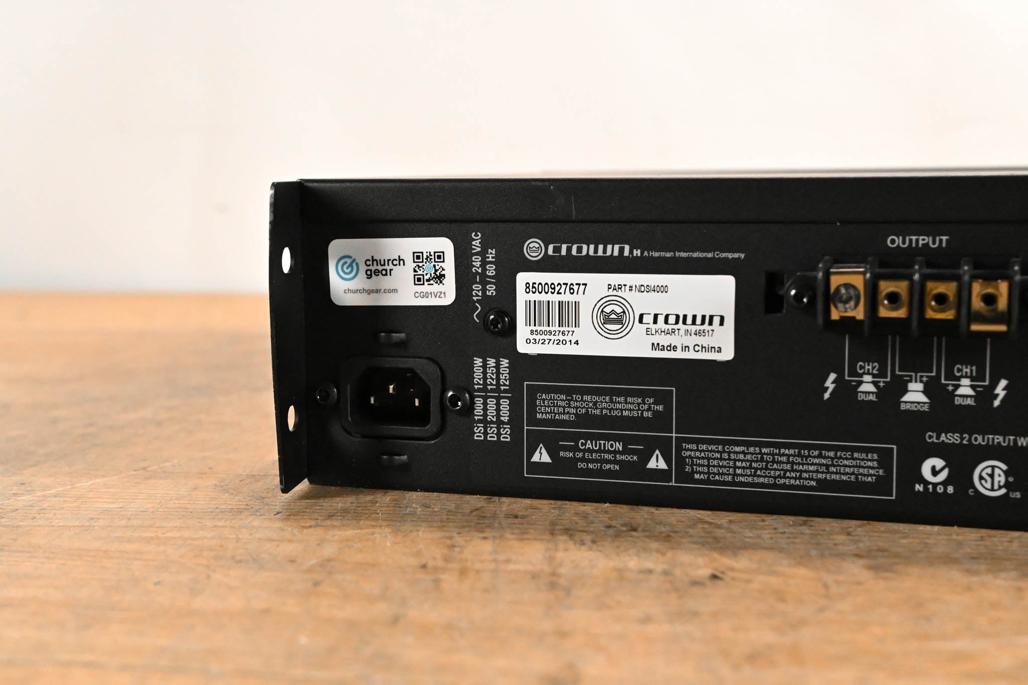 Crown DSi 4000 2-Channel Power Amplifier