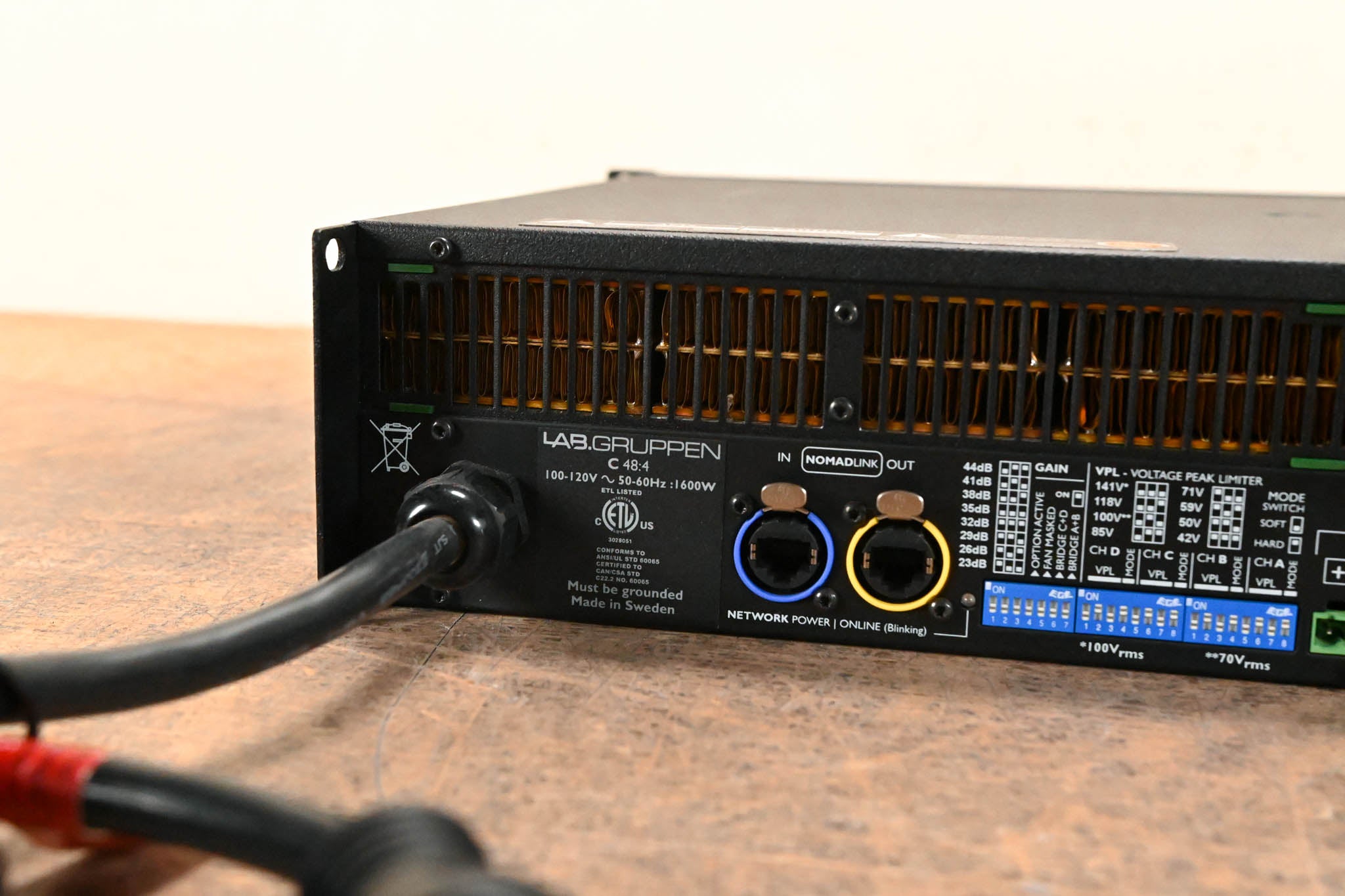 Lab Gruppen C 48:4 4800W 4-Channel Power Amplifier