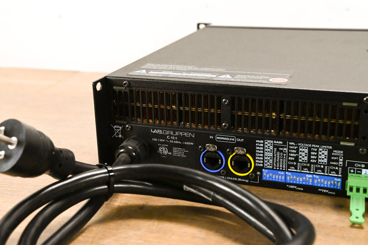 Lab Gruppen C 48:4 4800W 4-Channel Power Amplifier