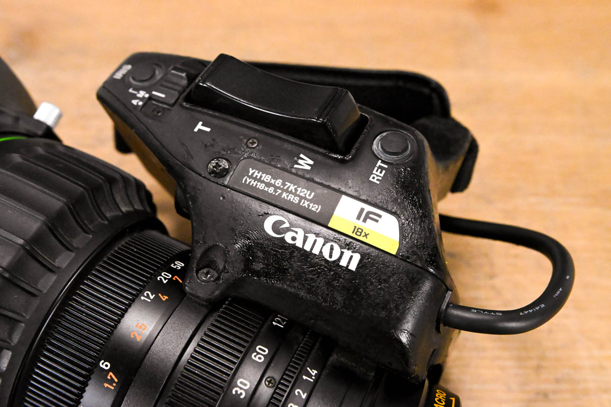 Canon YH18x6.7K12U (YH18x6.7 KRS IX12) IF 18x Zoom Lens