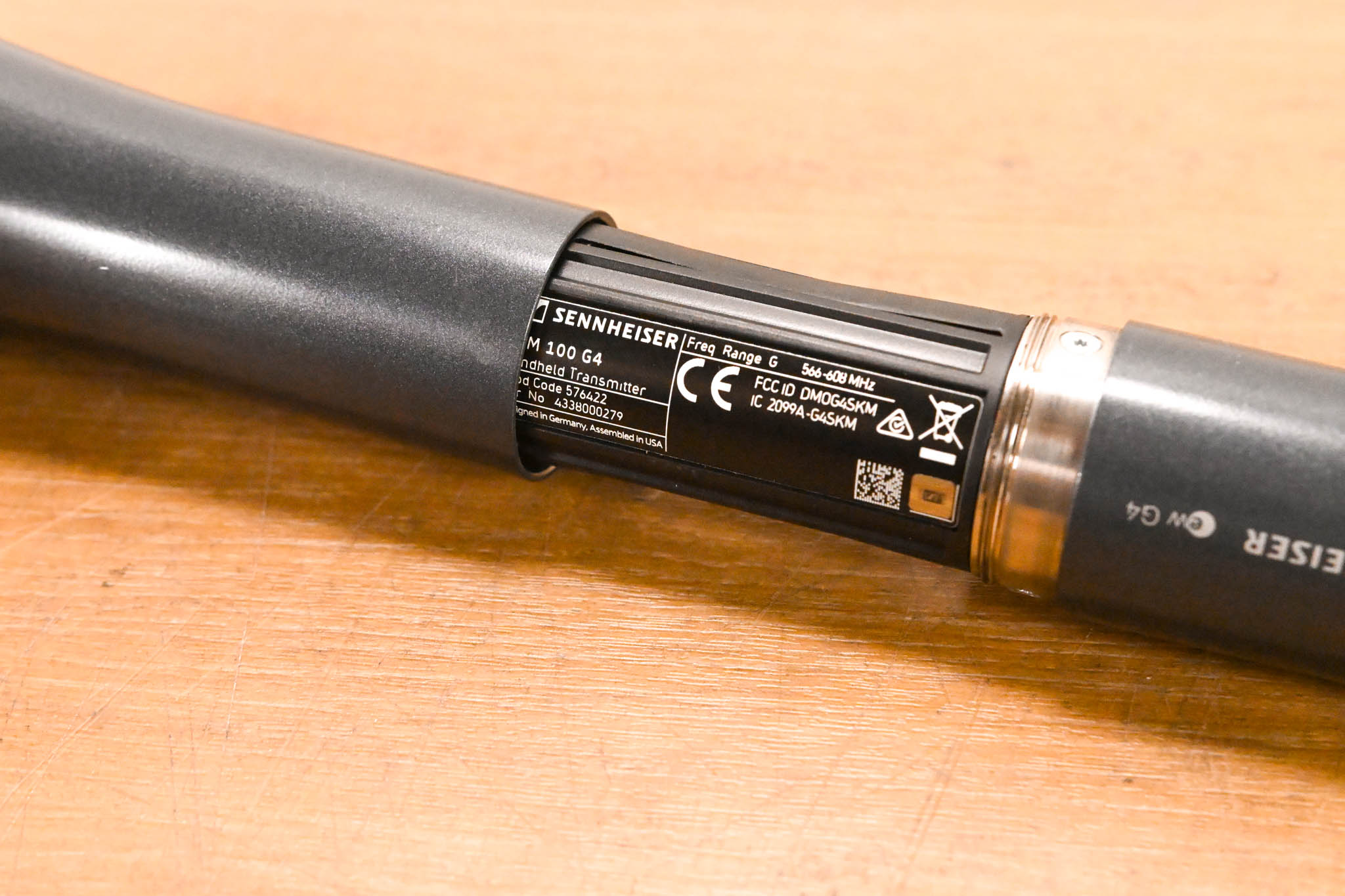 Sennheiser SKM 100 G4 Wireless Handheld Transmitter - G Band: 566-608MHz