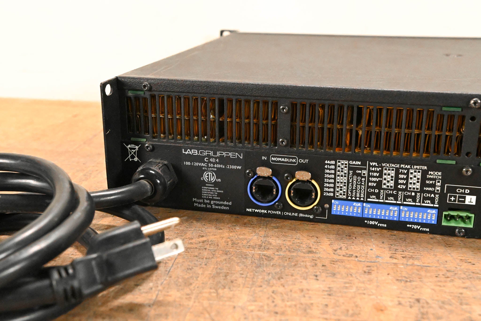Lab Gruppen C 48:4 4800W 4-Channel Power Amplifier