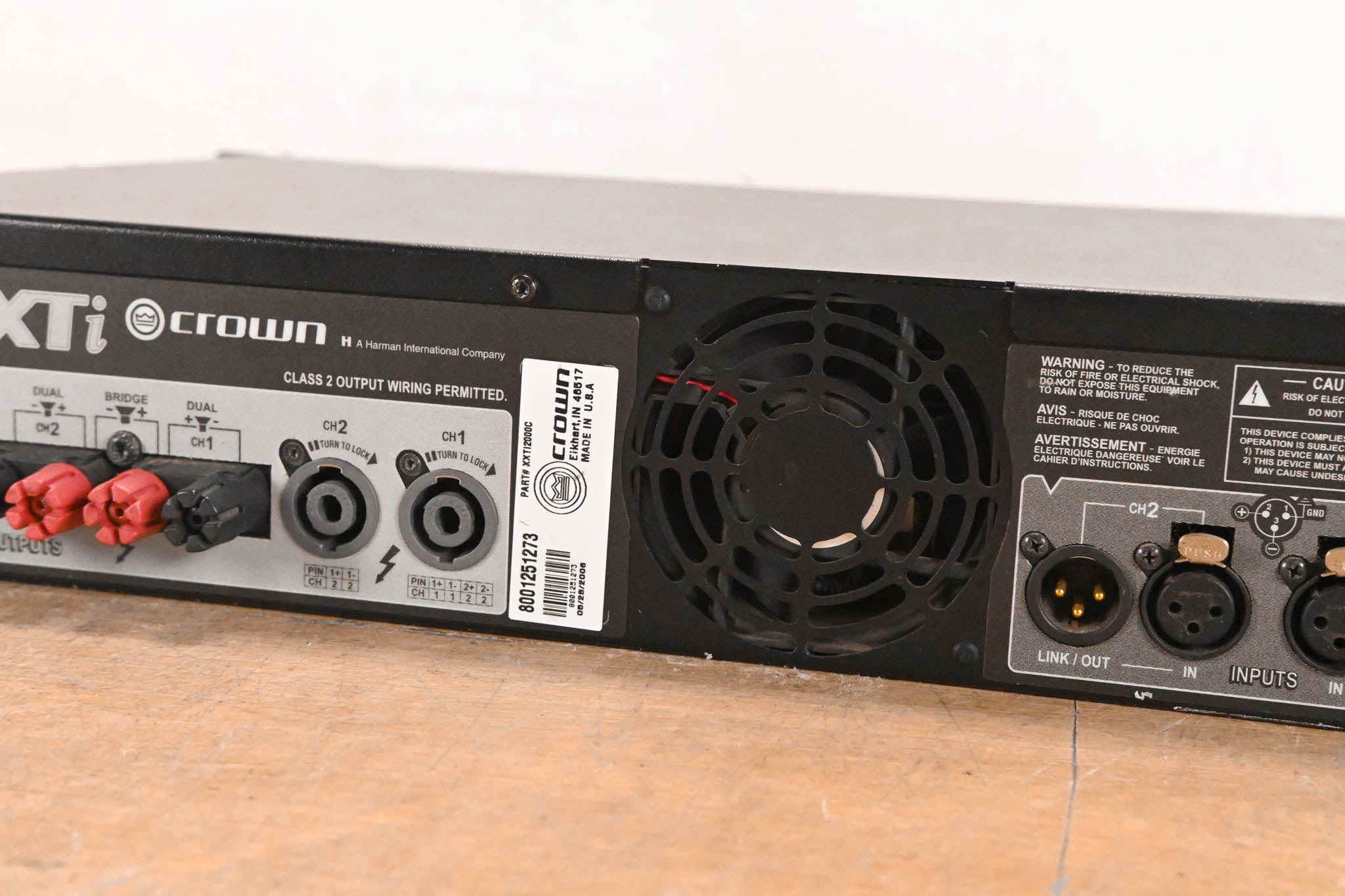Crown XTi 2000 2-Channel Power Amplifier with DSP