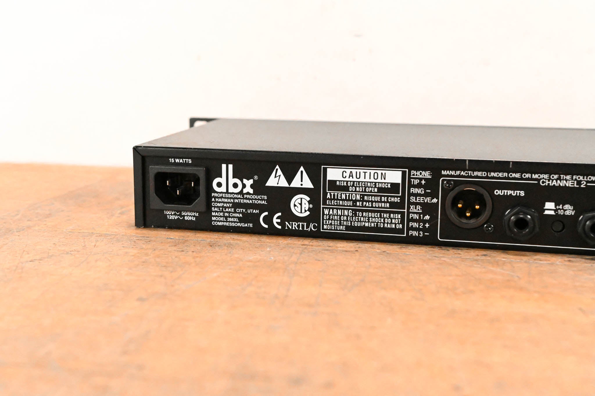 dbx 266XL 2-Channel Compressor/Gate