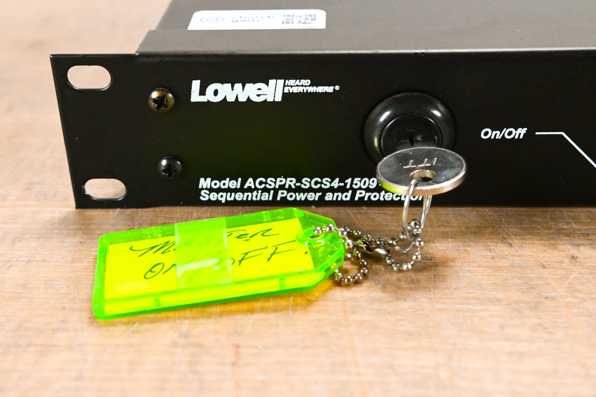Lowell ACSPR-SCS4-1509(K) Rackmount AC Power w/ Sequencer & Protection
