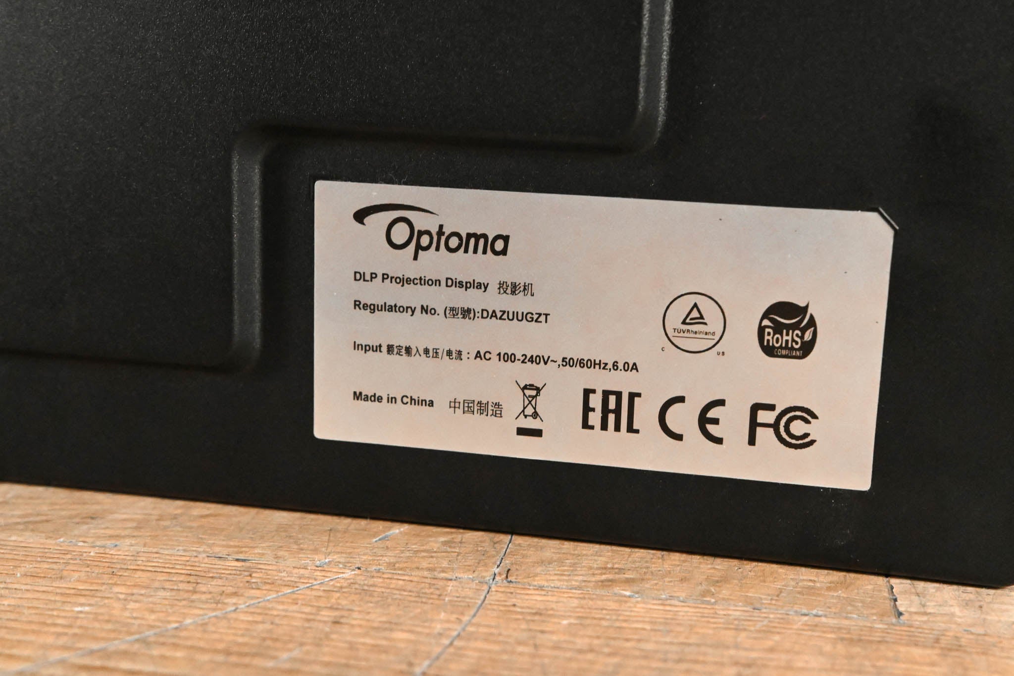 Optoma ZU510T-B WUXGA 5500-Lumen DLP Professional Laser Projector