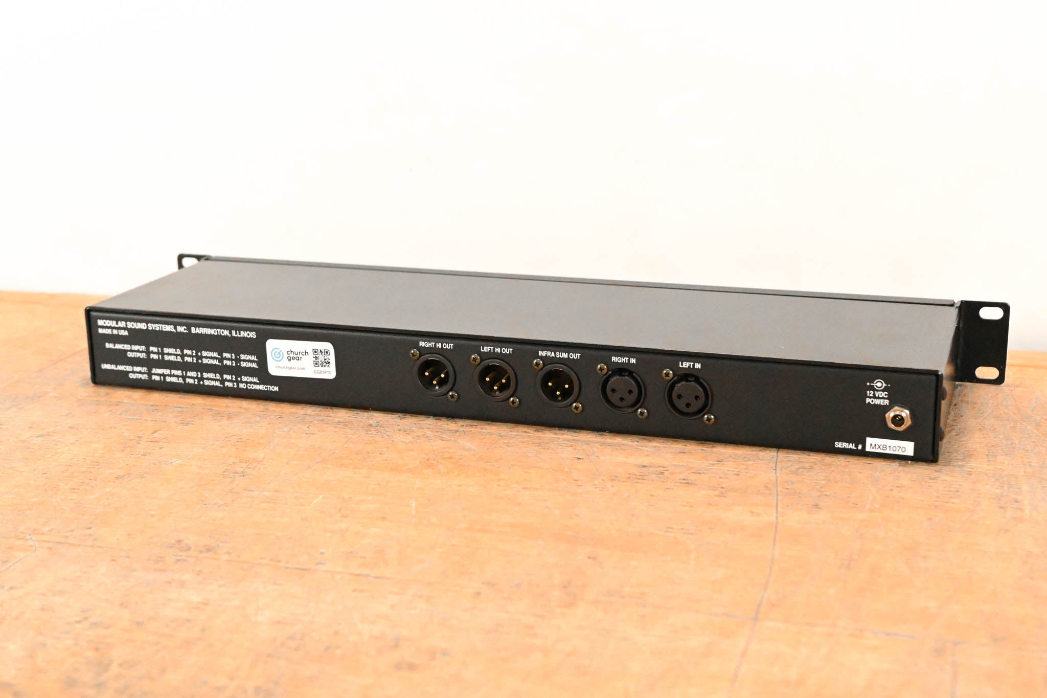 Bag End Infra-MXB Loudspeaker Controller (NO POWER SUPPLY)