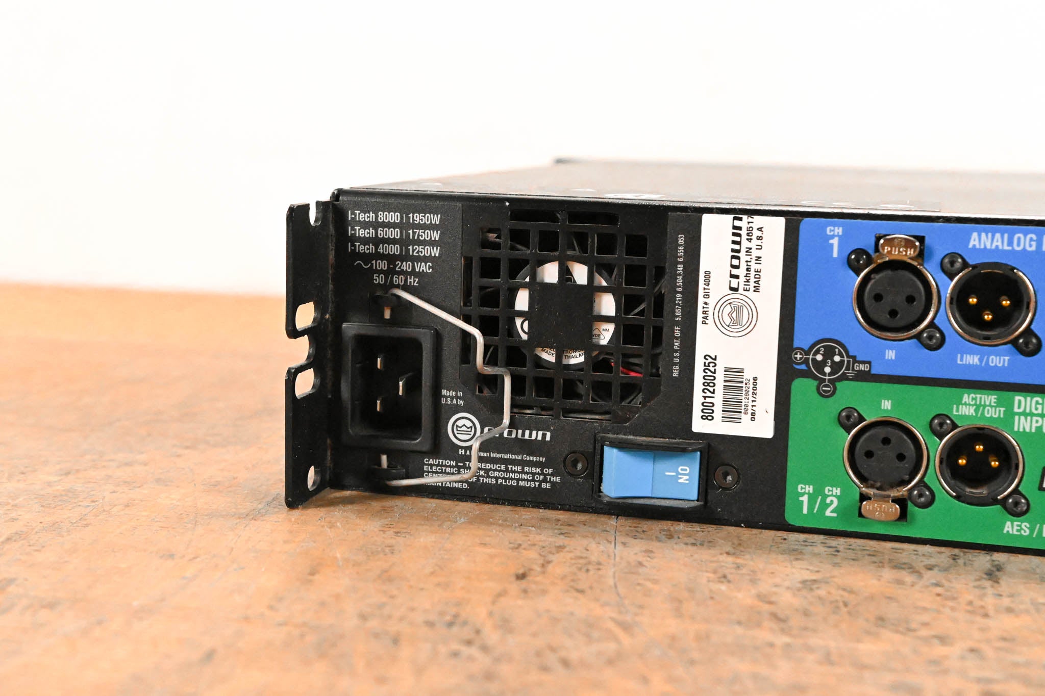 Crown I-Tech 4000 2-Channel Power Amplifier
