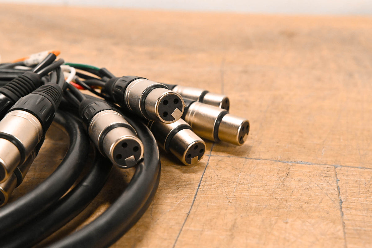 Unbranded DB25 Male to (8x)XLRF and (8x)TRS Cable - 10ft