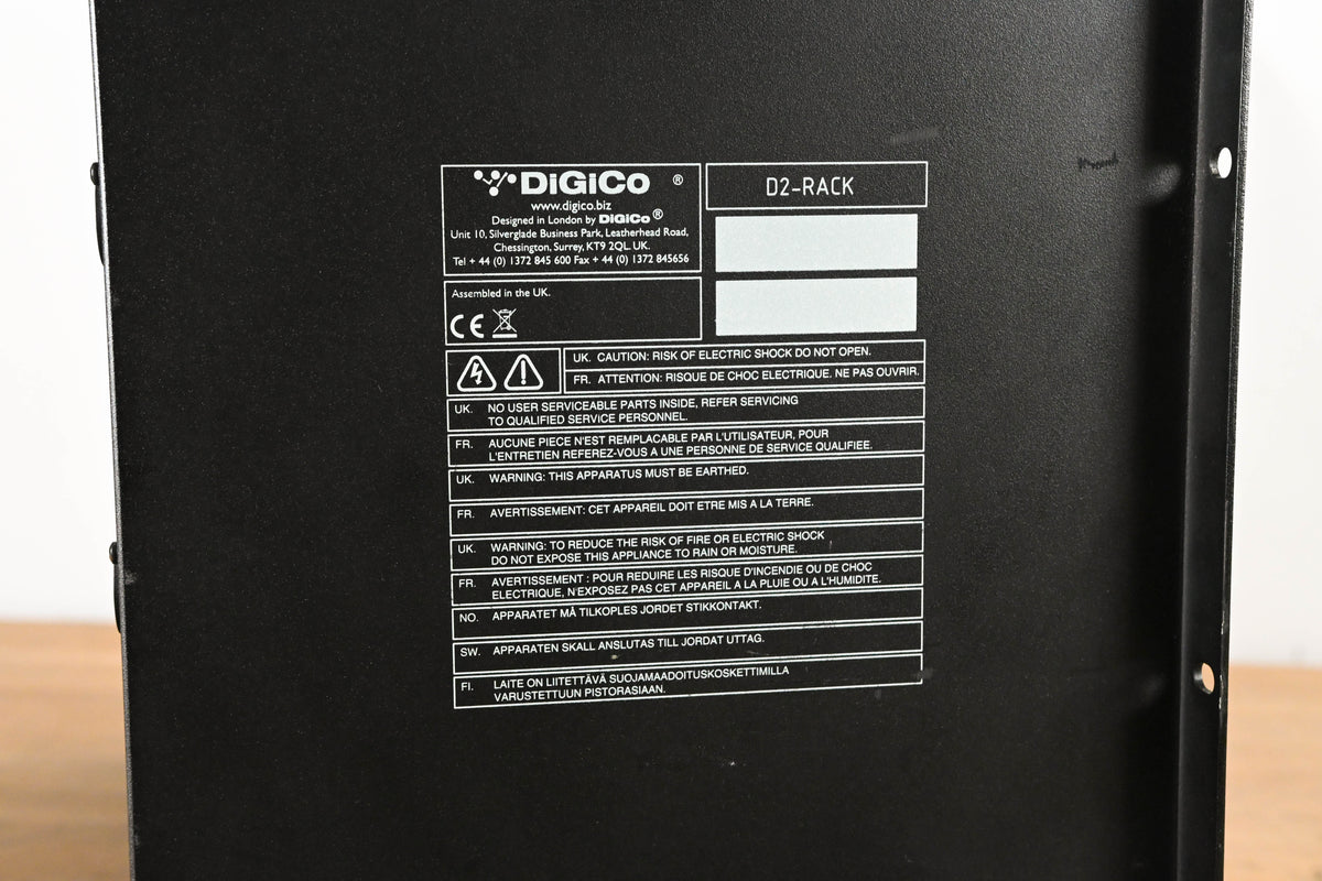 DiGiCo D2-Rack 48-Input, 32-Output Digital Stage Box w/ AES Out