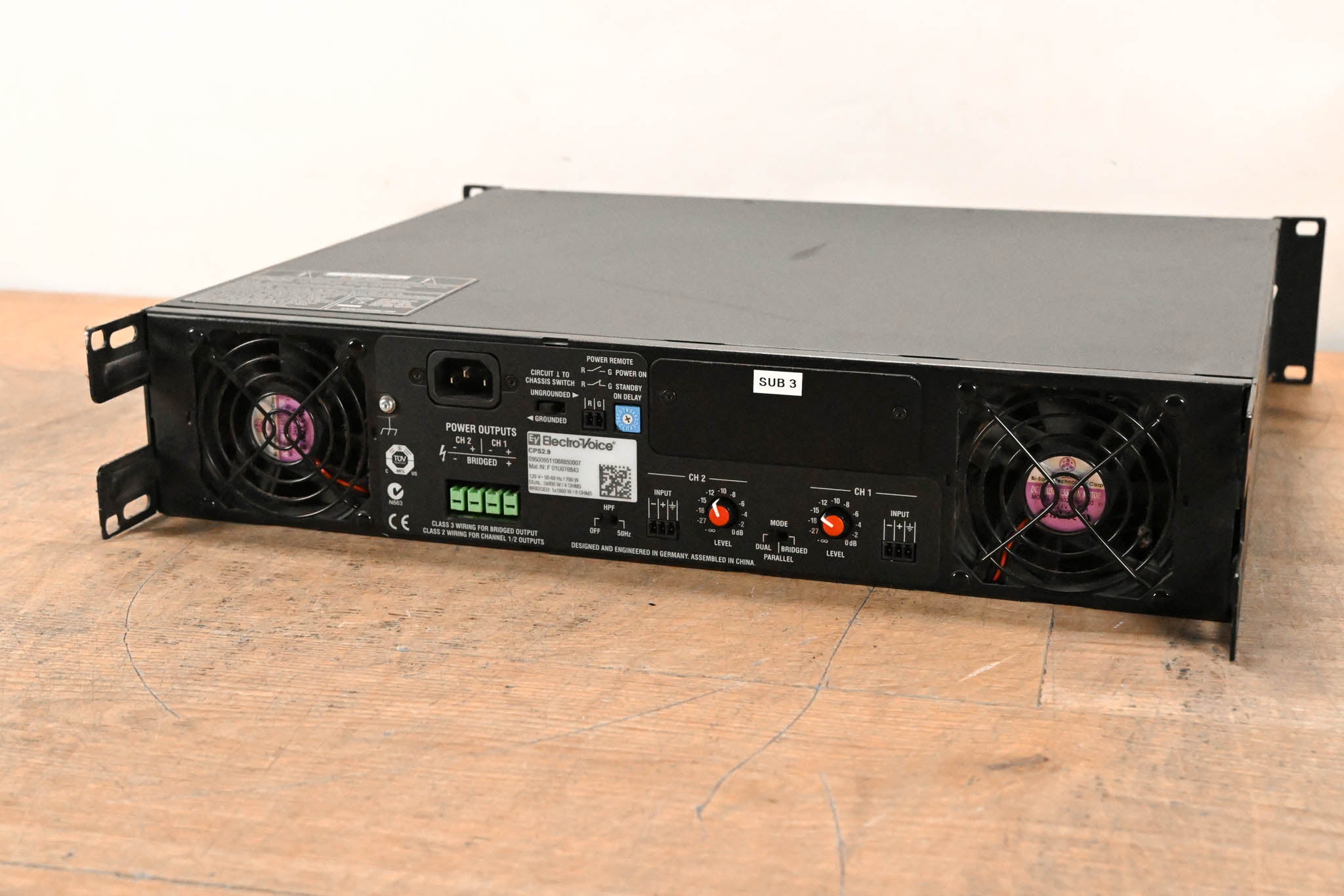 Electro-Voice (EV) CPS2.9 2-Channel Power Amplifier