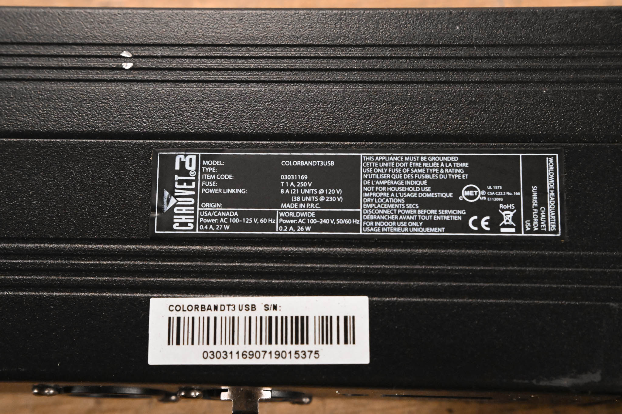 Chauvet COLORband T3USB Linear RGB Wash Light