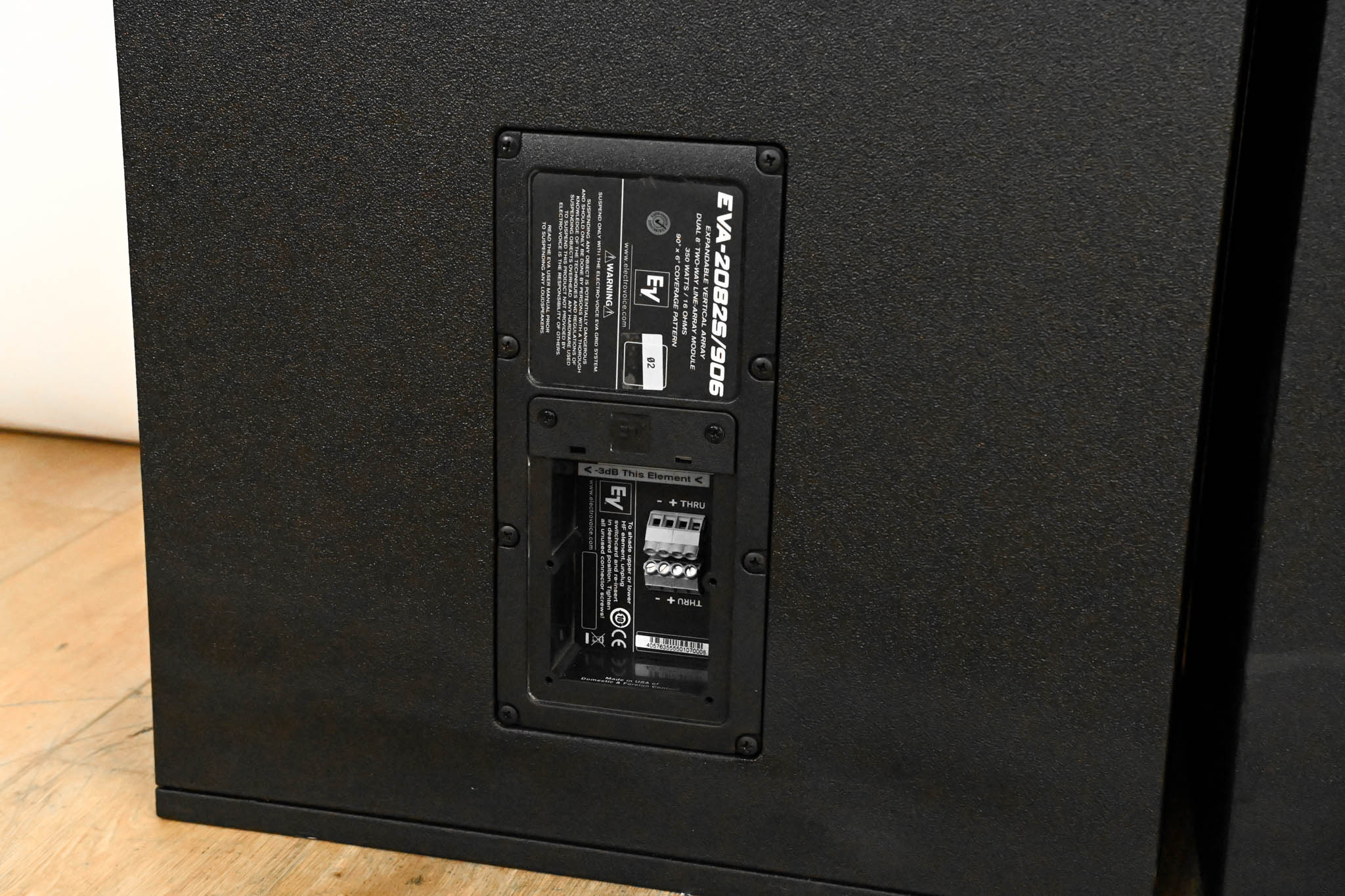 Electro-Voice (EV) EVA-2082S/906 Full-Range Line-Array Speaker (PAIR)