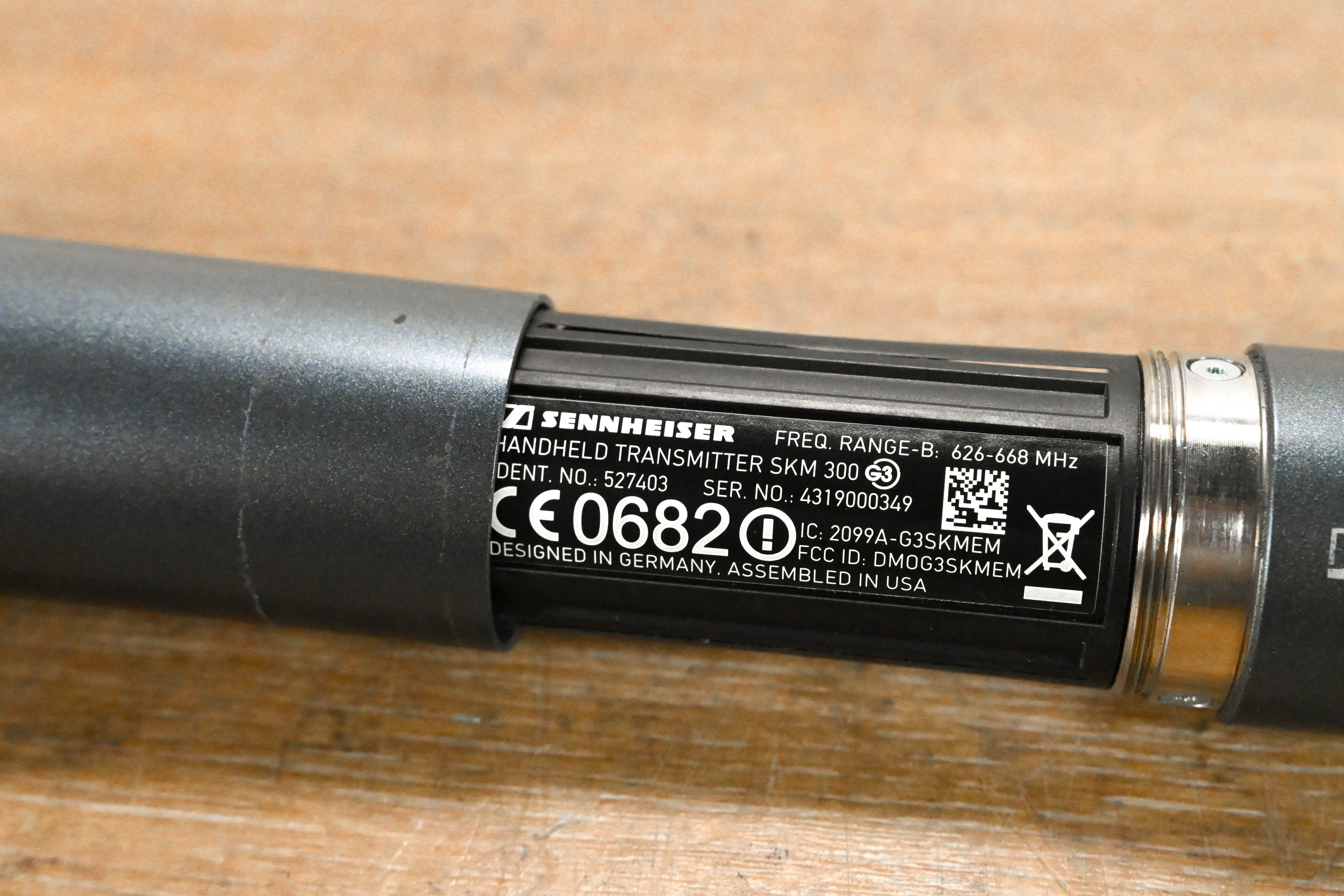 Sennheiser SKM 300 G3 Wireless Handheld Transmitter - B Band: 626-668MHz