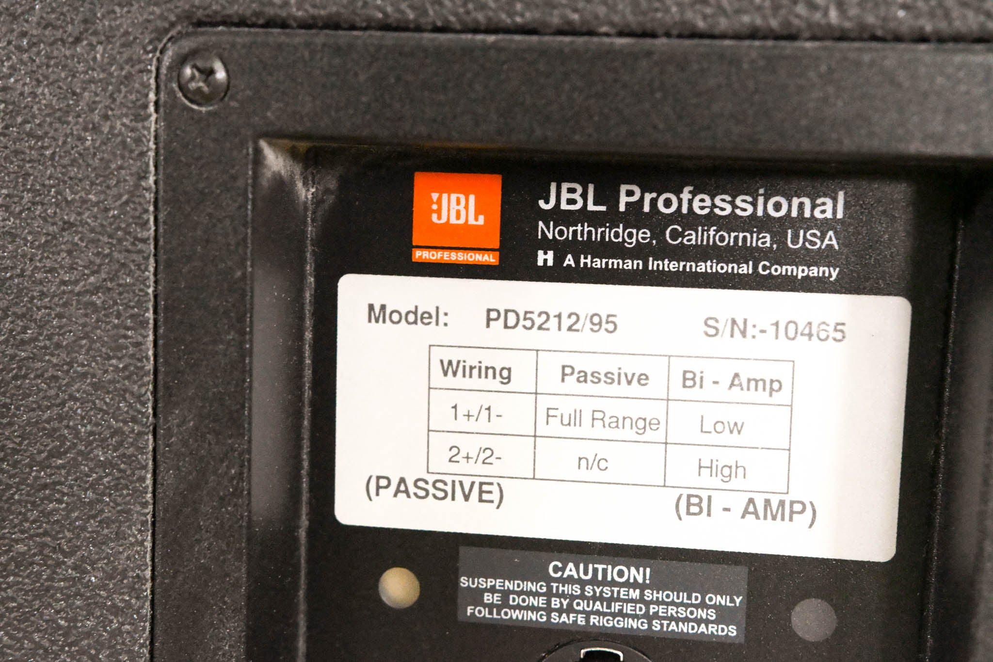 JBL PD5212/95 Two-Way Full-Range Loudspeaker (PAIR)