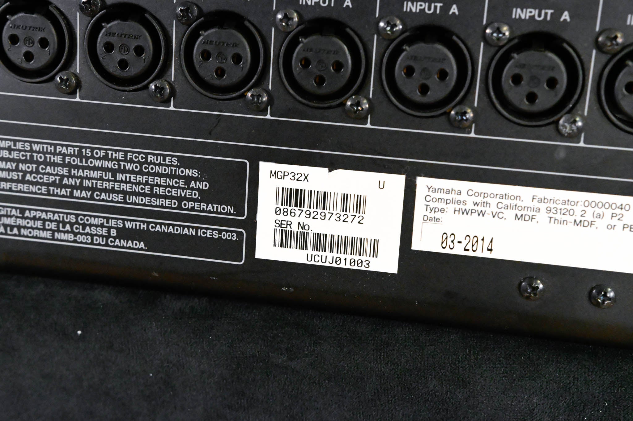 Yamaha MGP32X 32-Channel Mixer with USB and Effects
