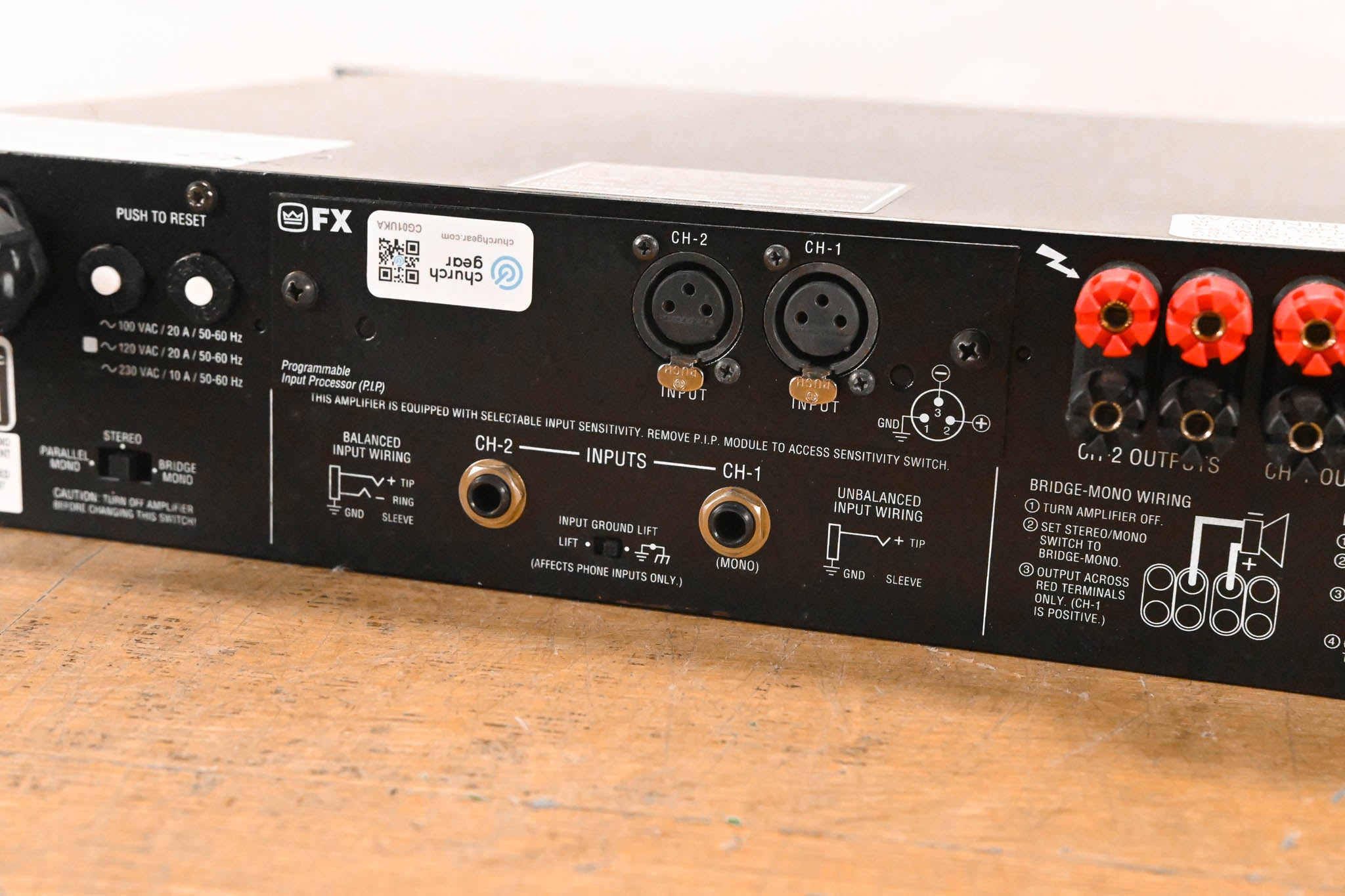 Crown Macro-Tech 3600VZ 2-Channel Power Amplifier