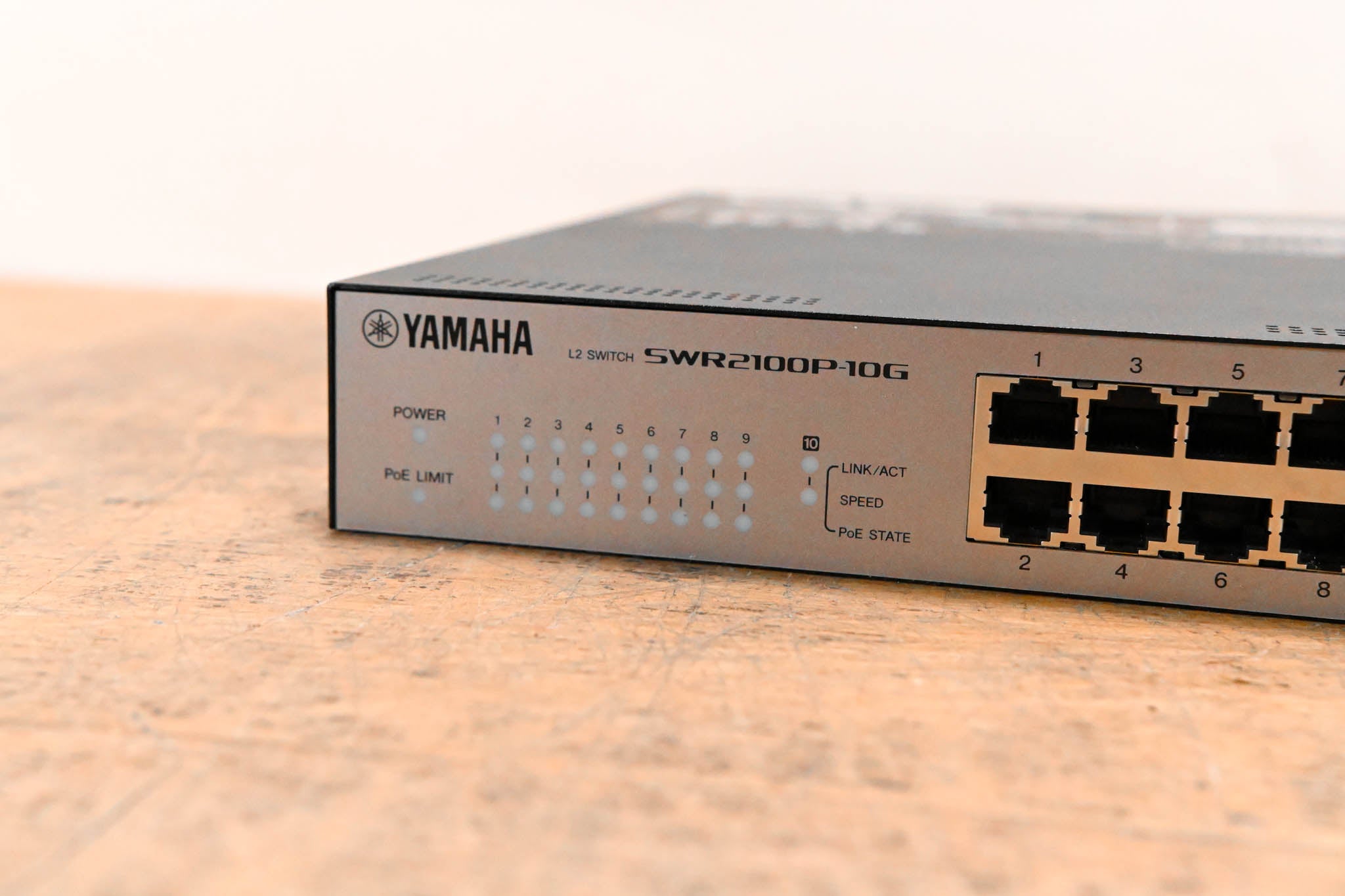 Yamaha SWR2100P-10G 10-port L2 Network Switch with PoE