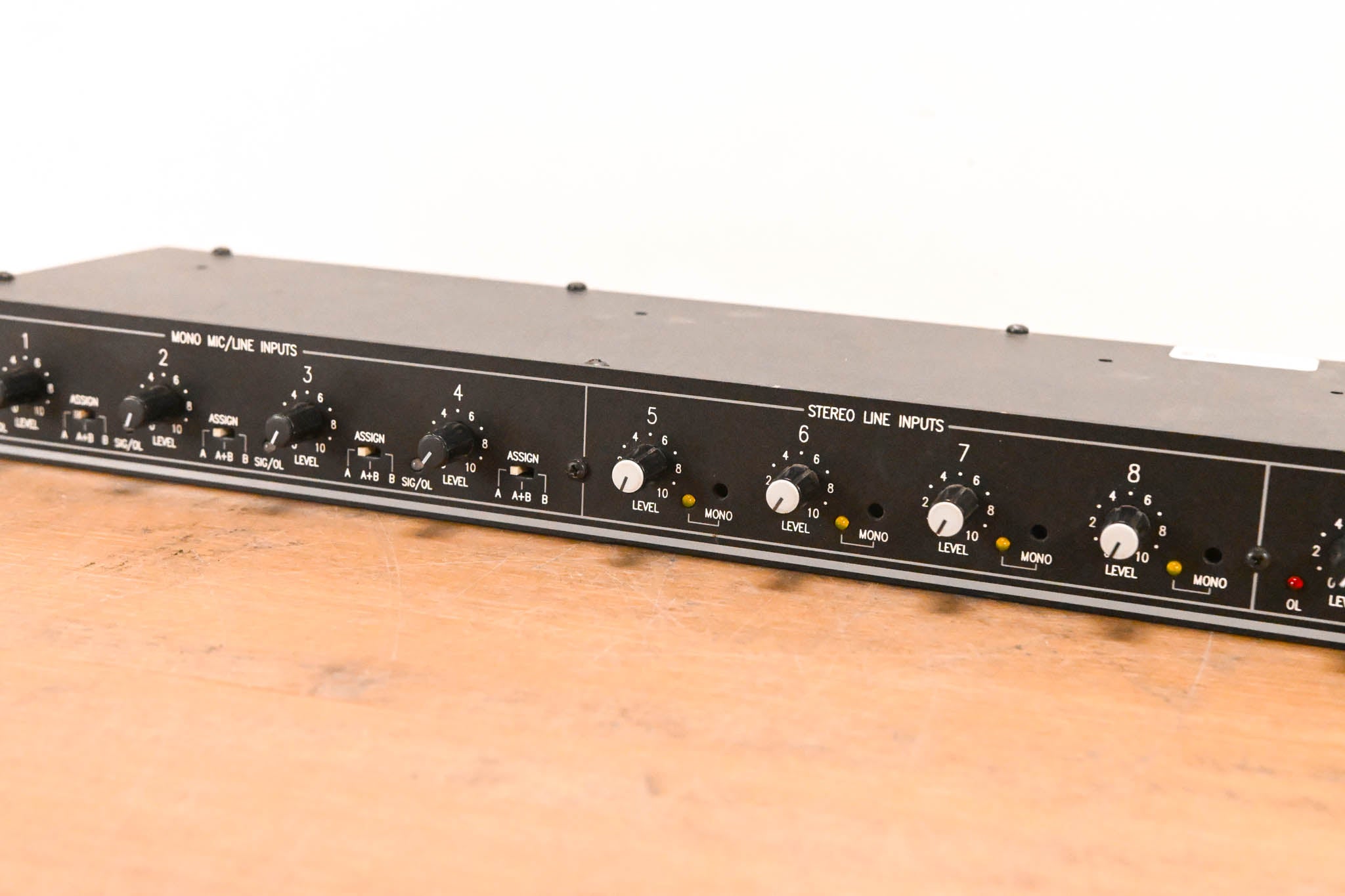 Rane MLM82A 8-Channel Mic/Line Mixer (NO POWER SUPPLY)