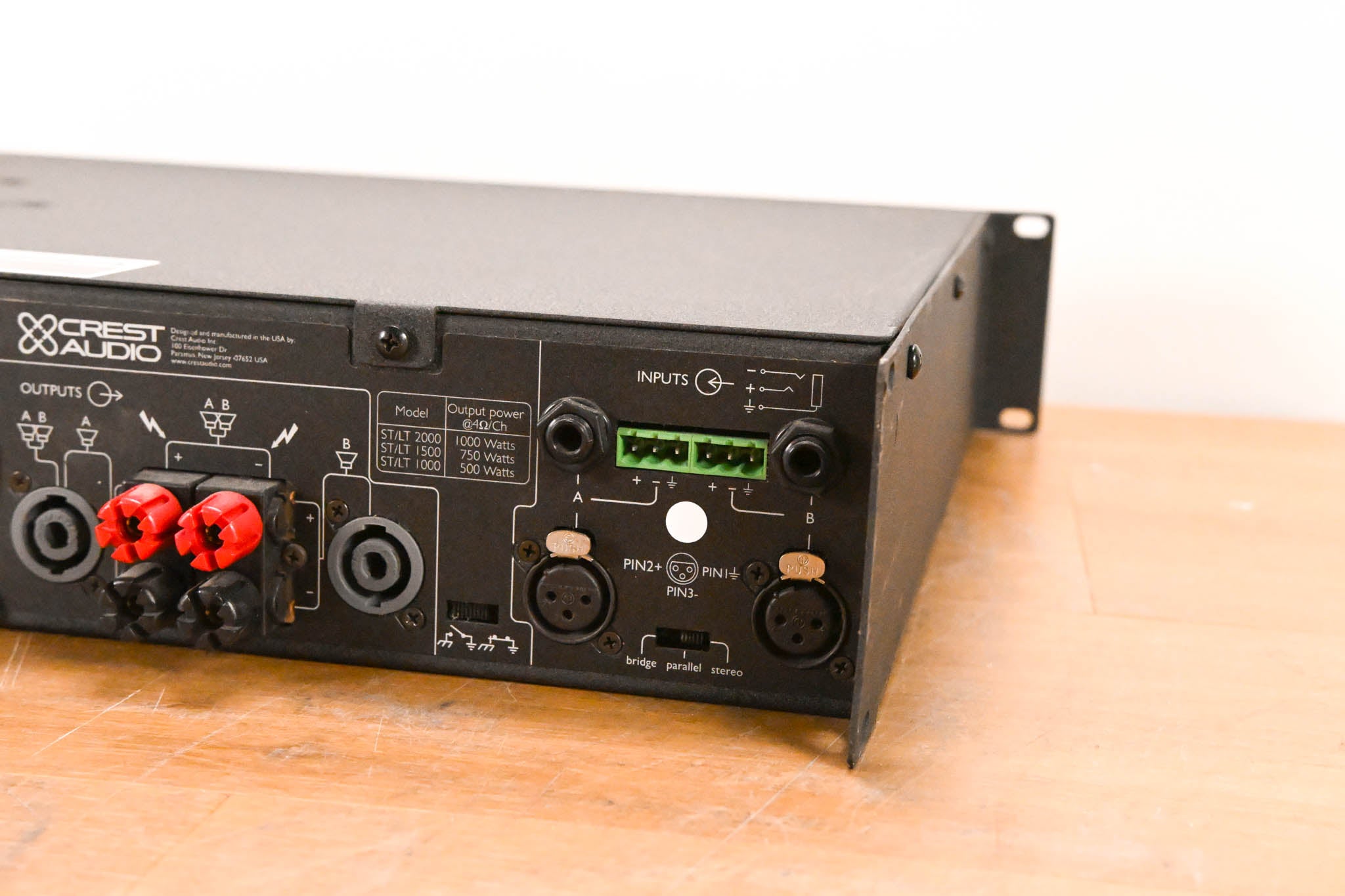 Crest Audio LT1000 2-Channel Power Amplifier