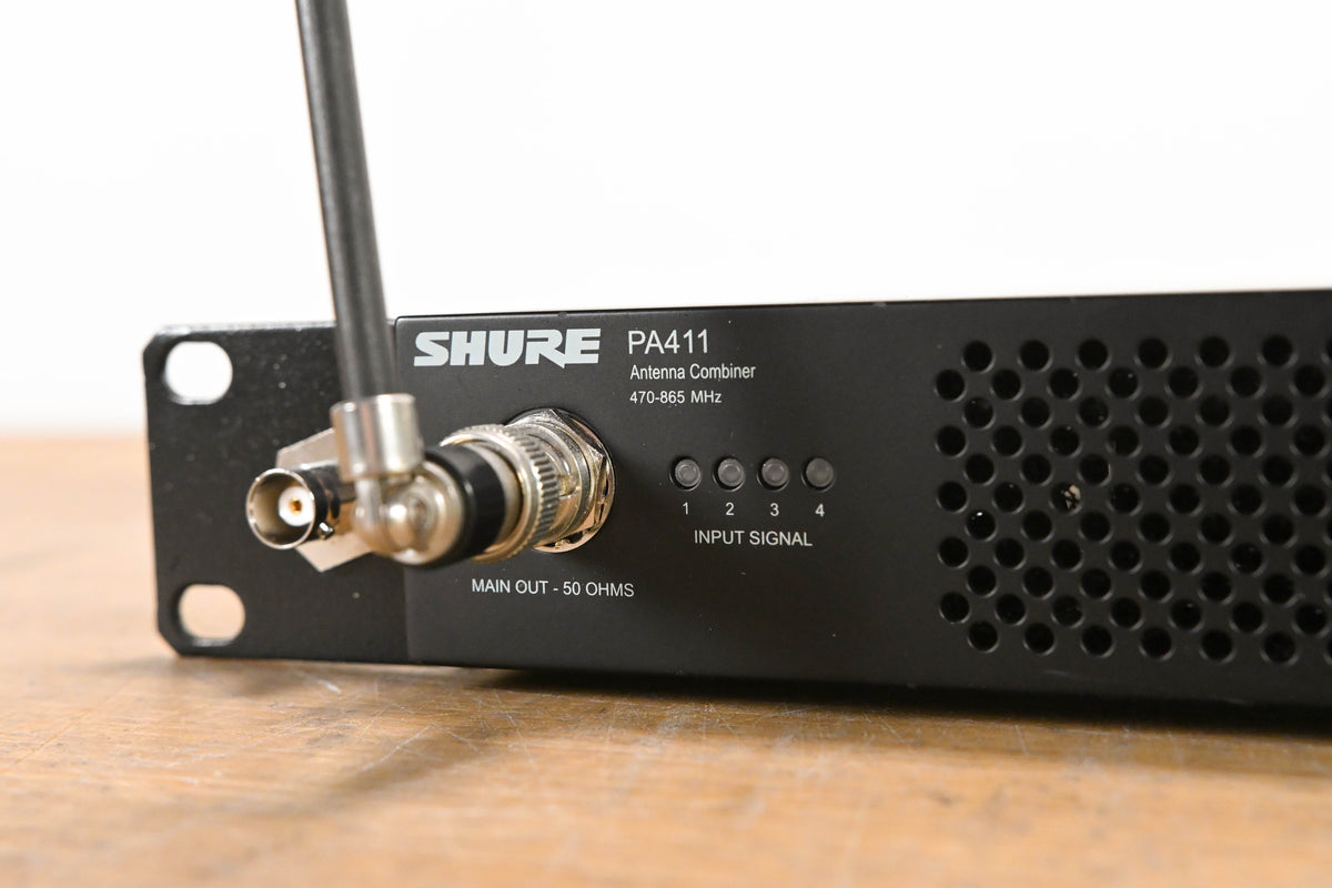 Shure PA411 Antenna Combiner for PSM 300 Series Wireless NO POWER SUPPLY