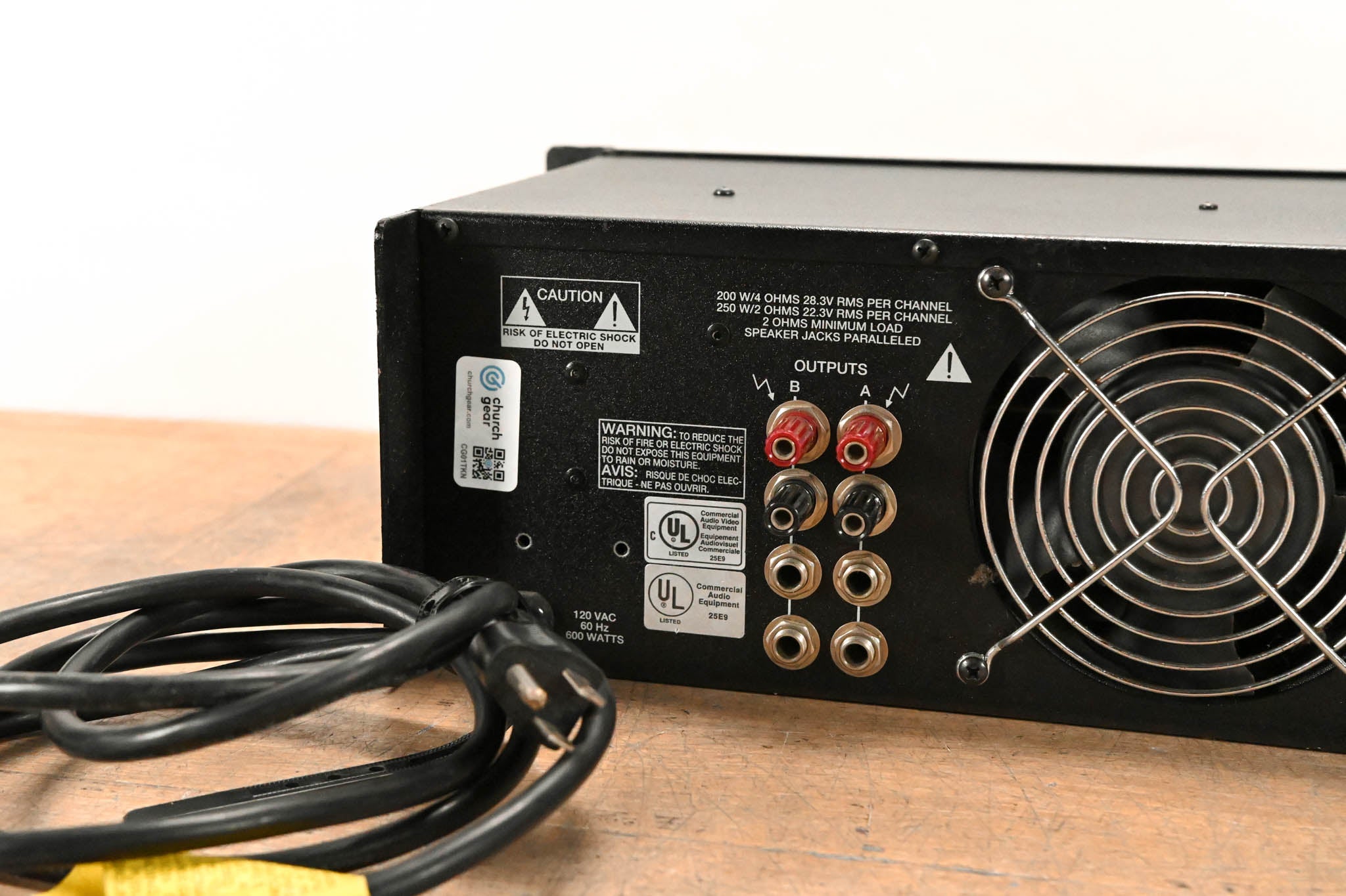 Peavey PV-4C 2-Channel Power Amplifier CG01TKN