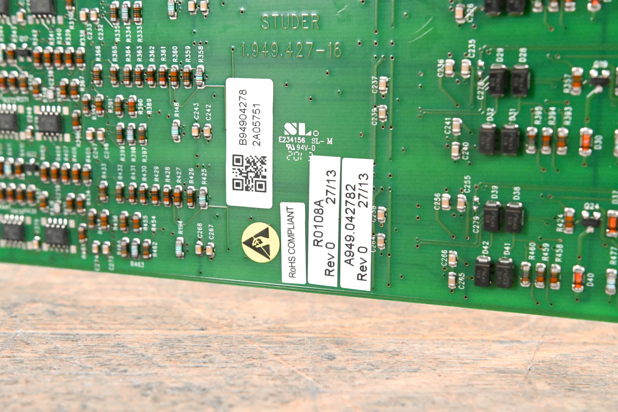 Studer Mic/Line In Card for D21m Modular I/O System