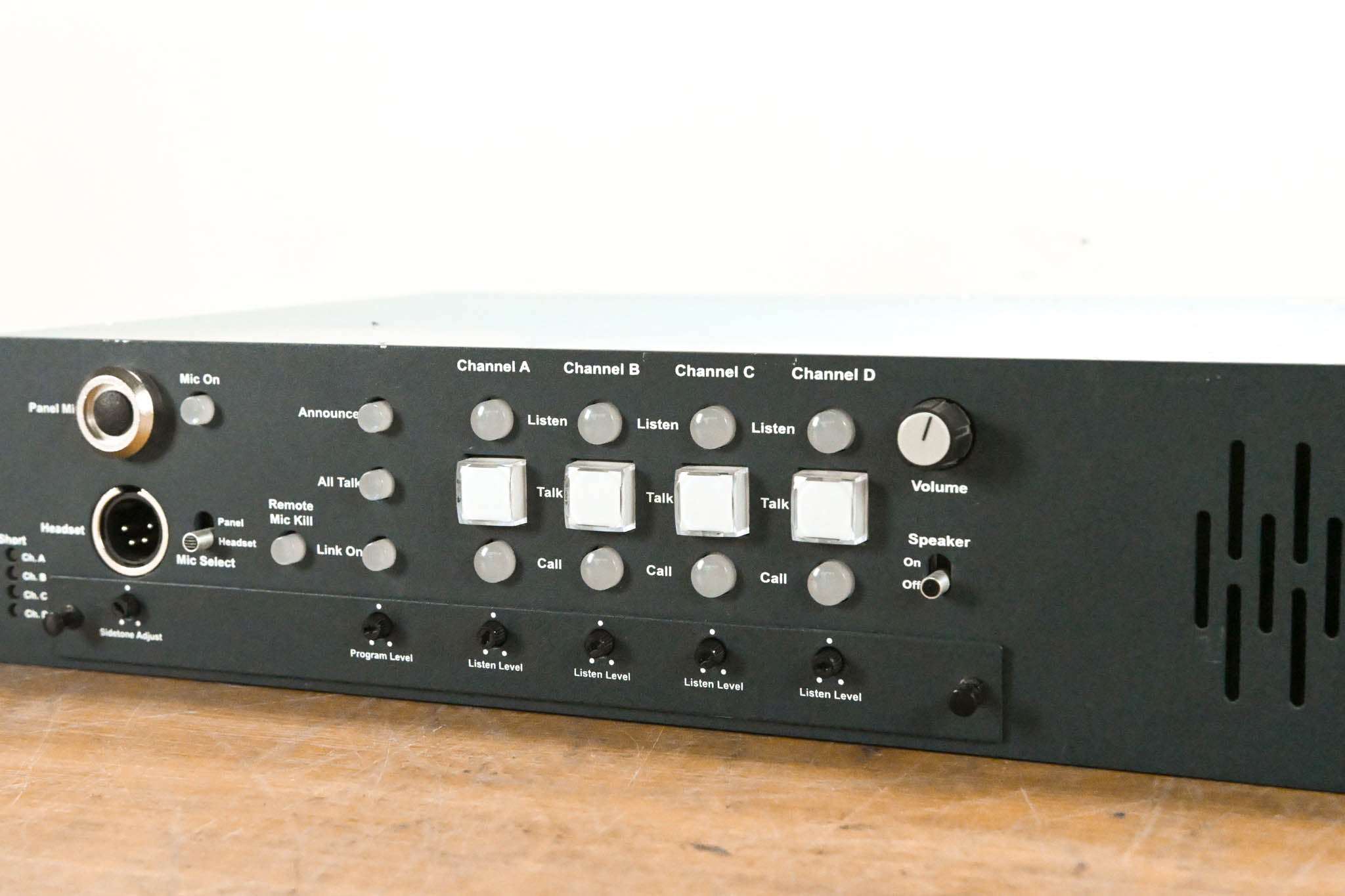 Clear-Com MS-704 2RU Four-Channel Main Station