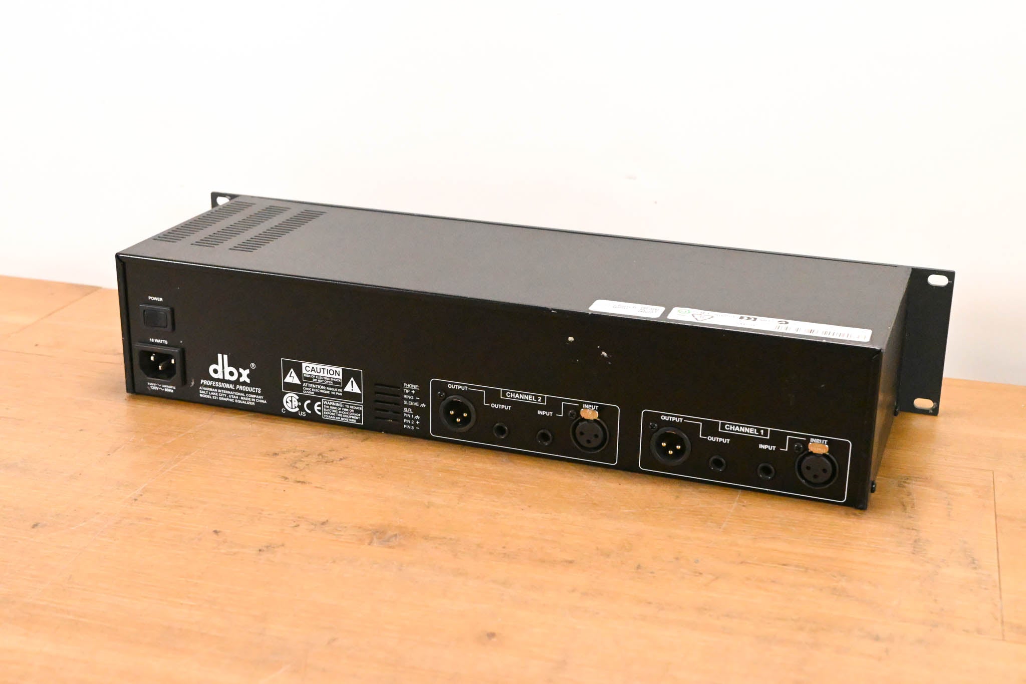 dbx 231 Dual-Channel 31-Band Graphic Equalizer