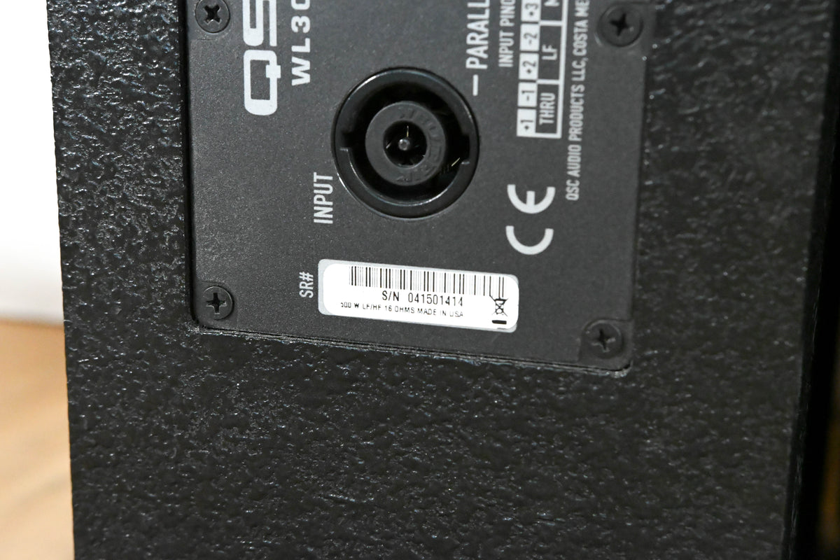 QSC WL3082 WideLine-8 3-Way Line Array Loudspeaker (PAIR)