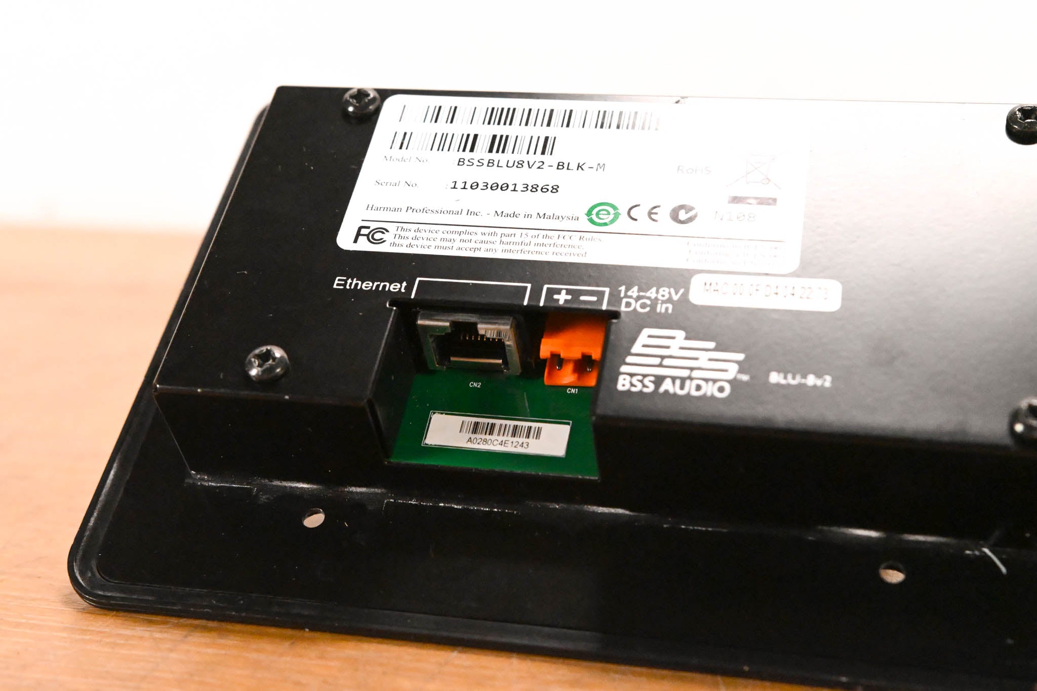 BSS BLU-8v2-BLK-M Programmable Zone Controller (NO POWER SUPPLY)