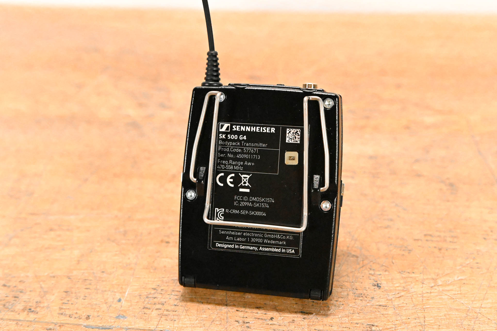 Sennheiser ew 500 G4 Bodypack Wireless System 470-558MHz NO POWER SUPPLY