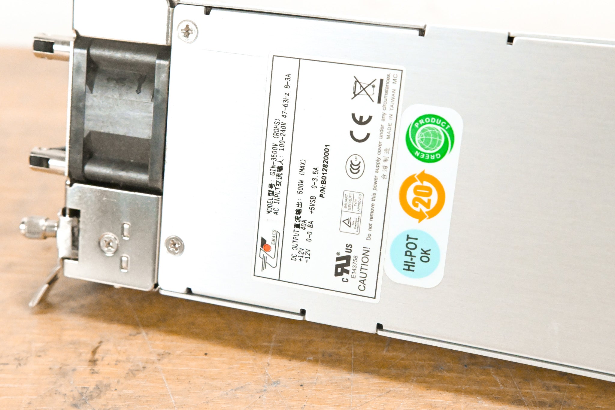 EMACS GIN-3500V 500W Power Supply