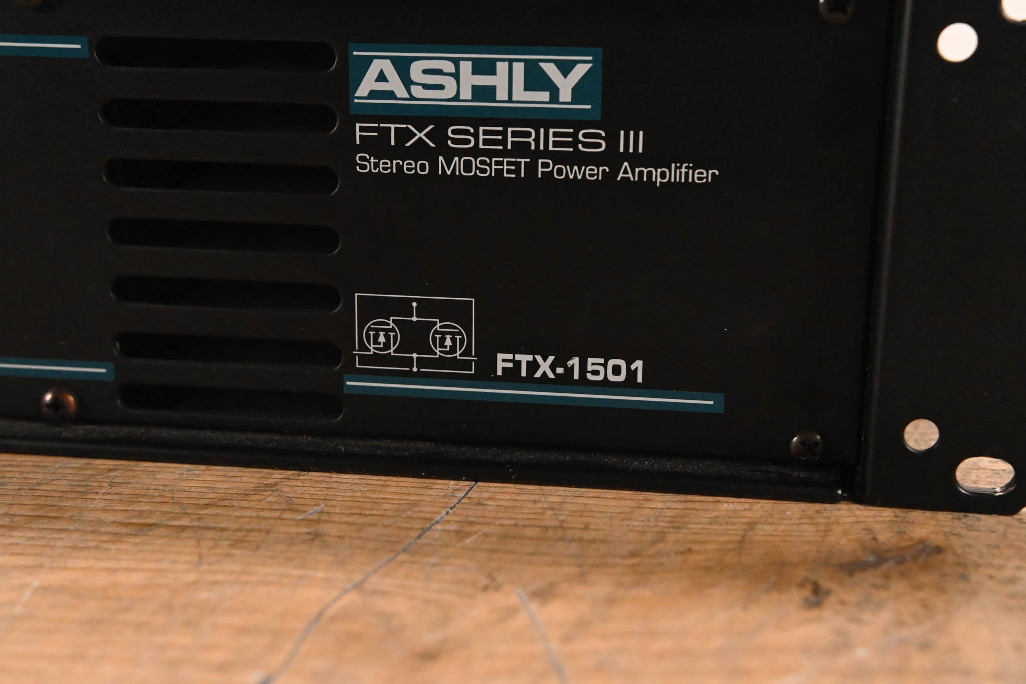 Ashly FTX-1501 FTX Series III Stereo MOSFET Power Amplifier