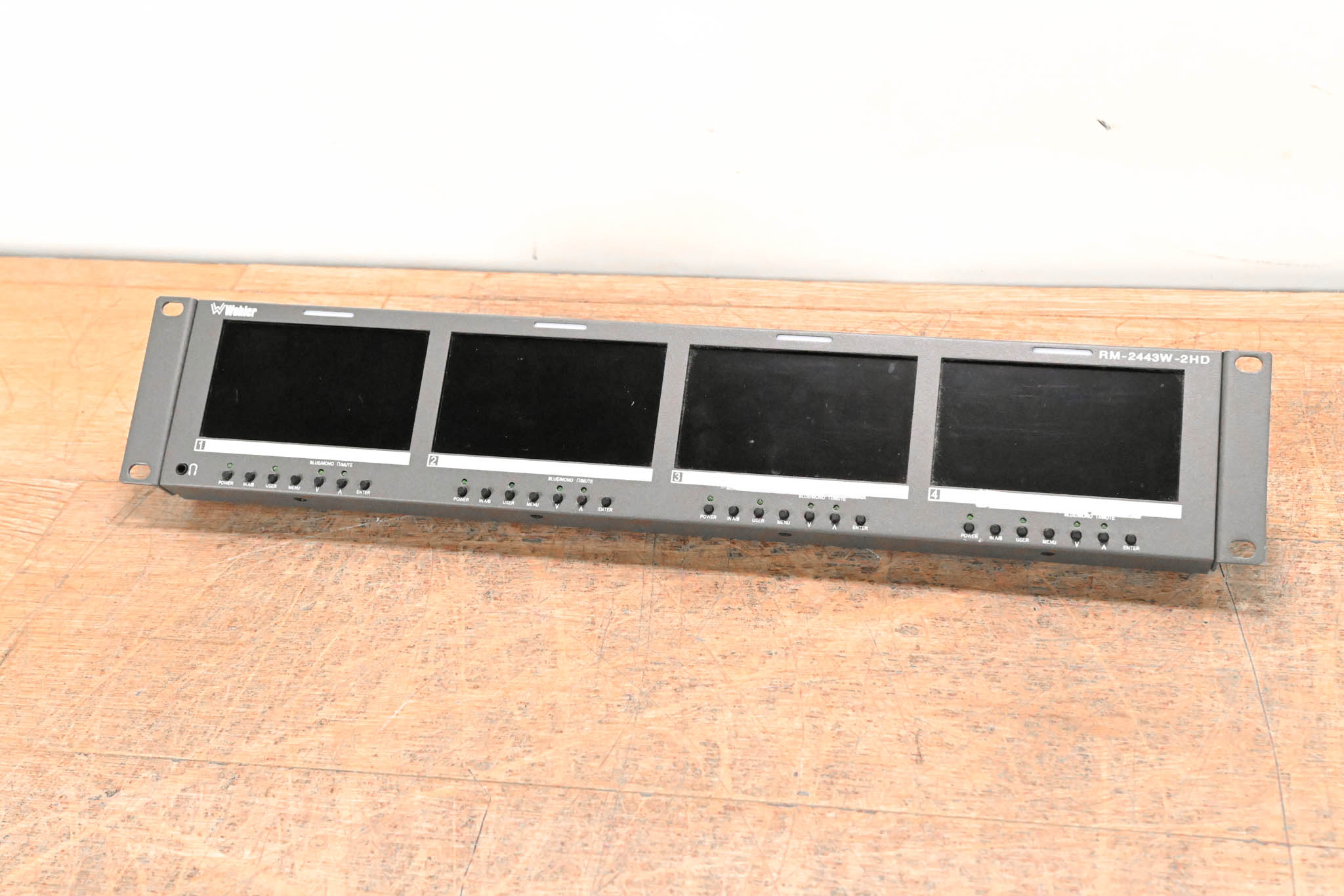 Wohler Technologies RM-2443W-2HD 4.3" Quad LCD Monitor (NO POWER SUPPLY)