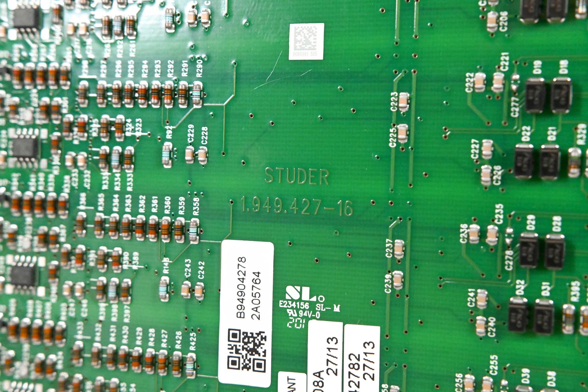Studer Mic/Line In Card for D21m Modular I/O System