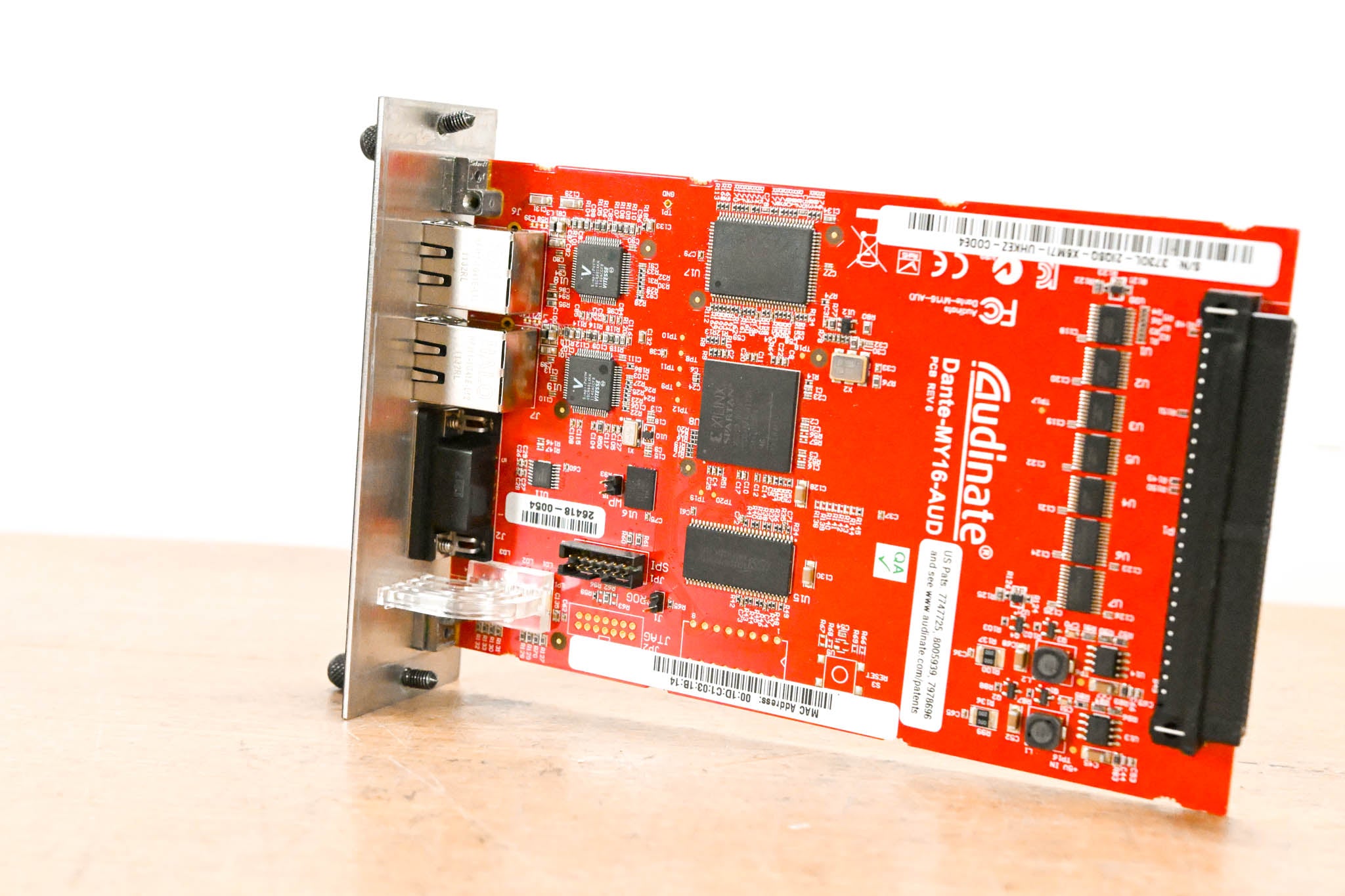 Audinate Dante-MY16-AUD 16-Channel Dante Network I/O Card