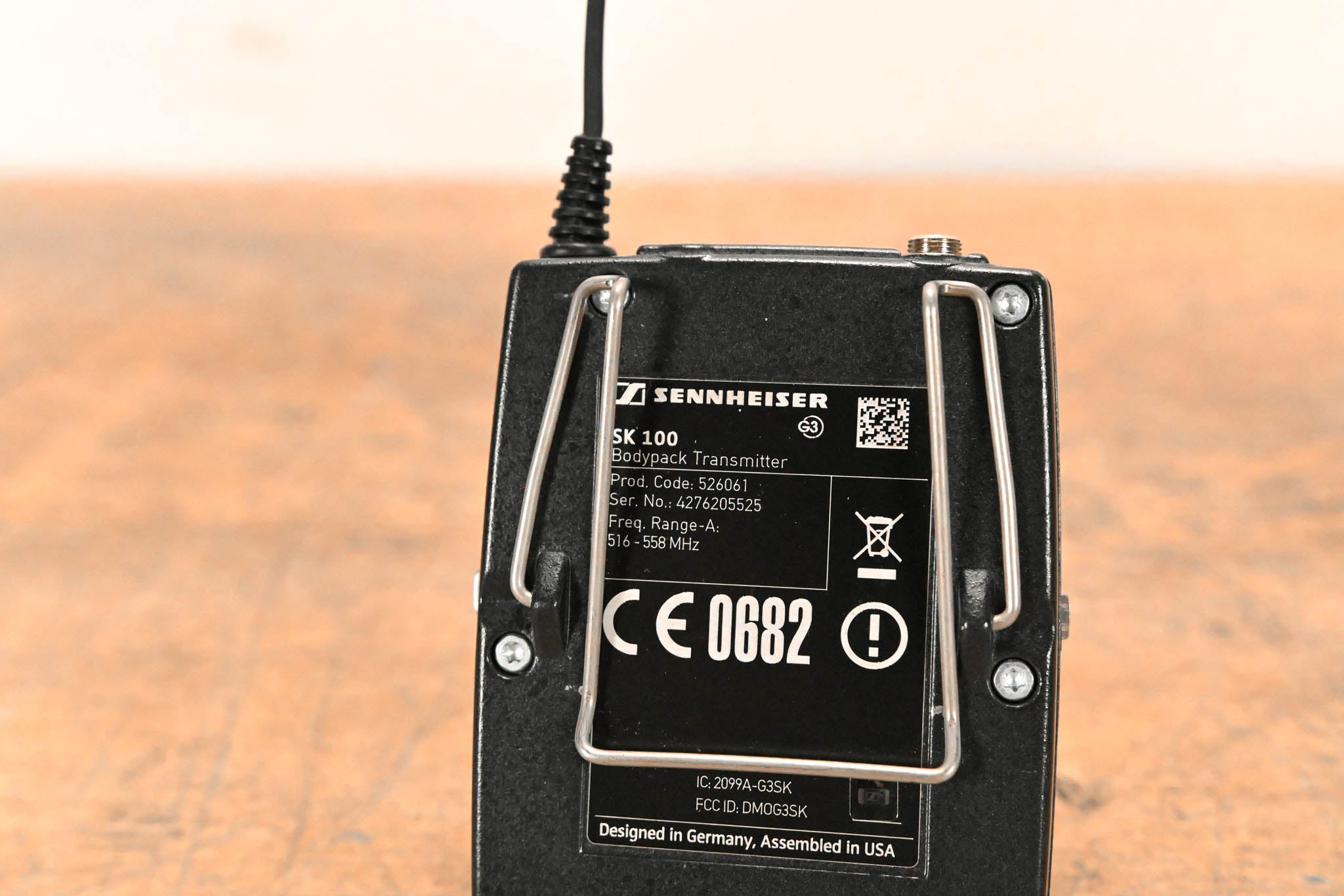 Sennheiser SK 100 G3 Wireless Bodypack Transmitter A Range: 516-558 MHz