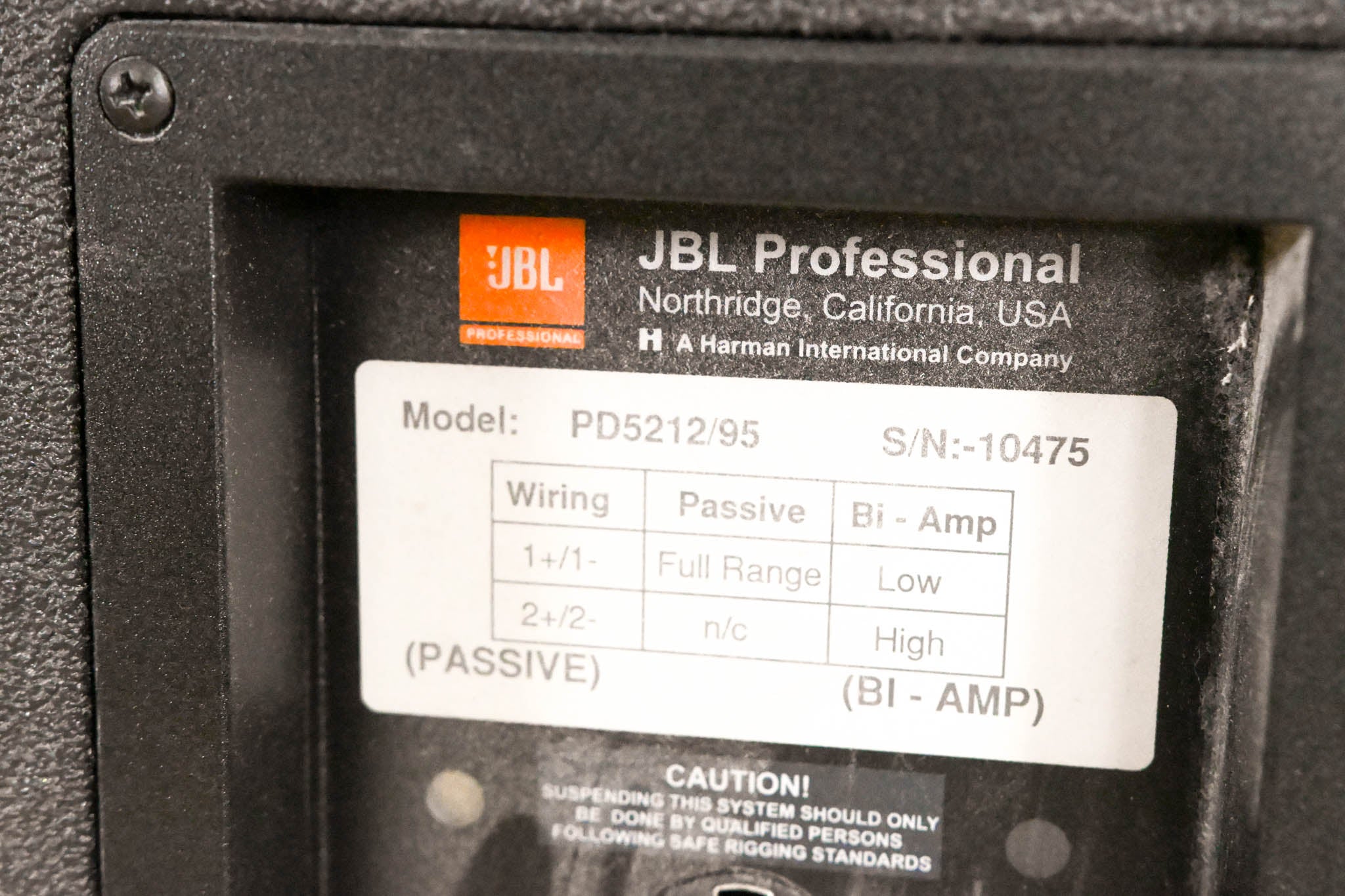 JBL PD5212/95 Two-Way Full-Range Loudspeaker (PAIR)
