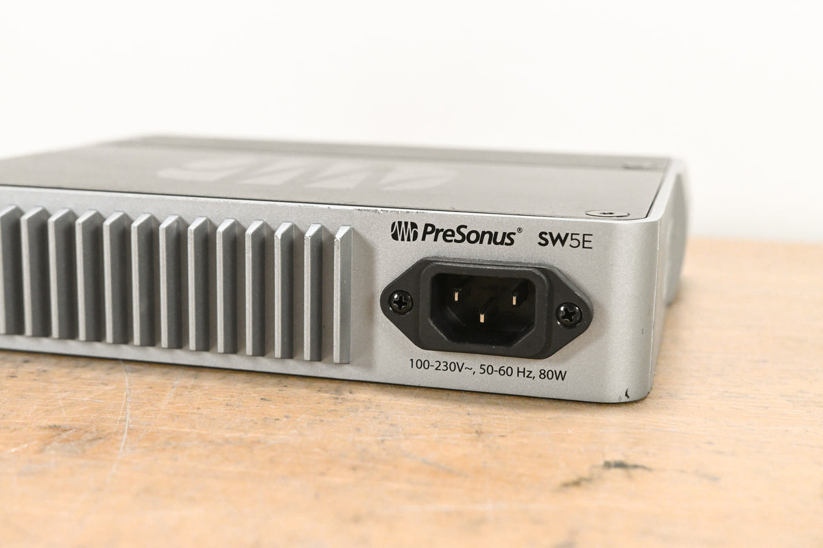 PreSonus SW5E 5-Port AVB Network Switch and Bridge w/ PoE
