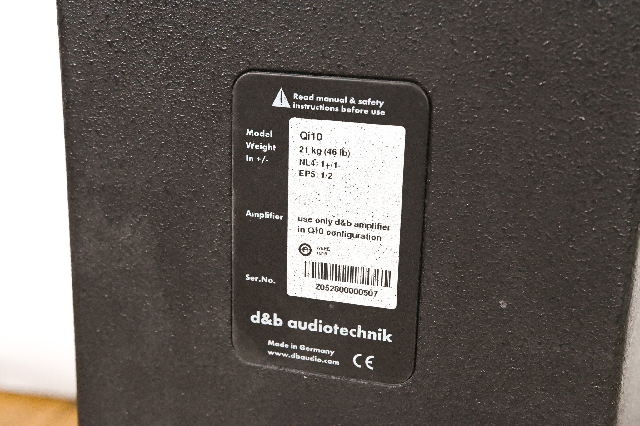 d&b audiotechnik Qi-10 2-Way Passive Installation Loudspeaker
