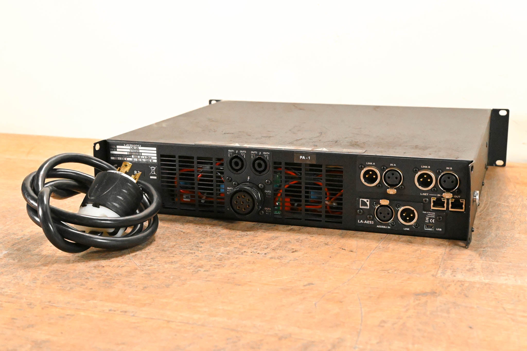L-Acoustics LA8 US Four-Channel Amplified Controller