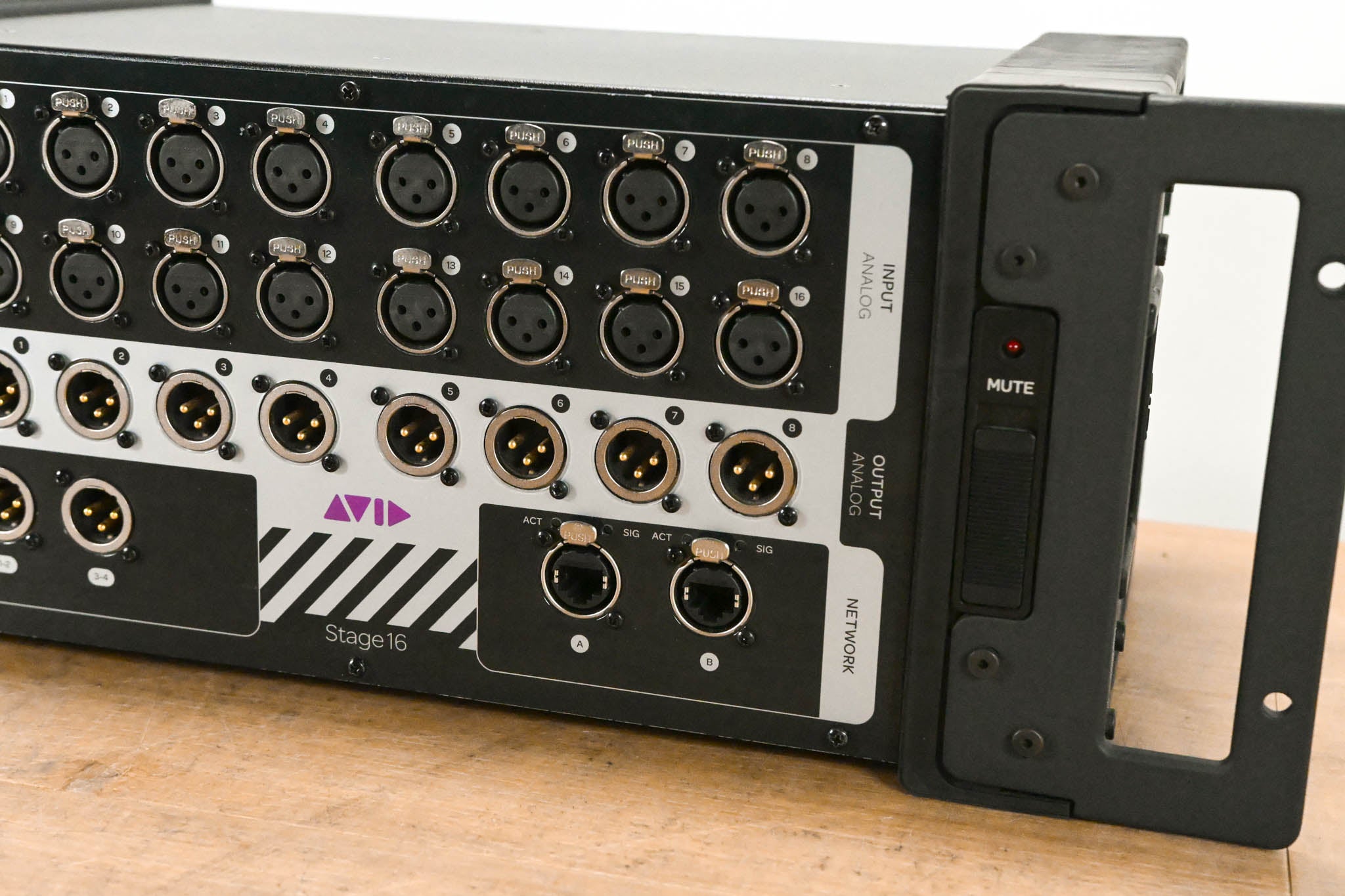 AVID Venue Stage 16 Remote I/O Stage Rack for S3L Digital Mixing System