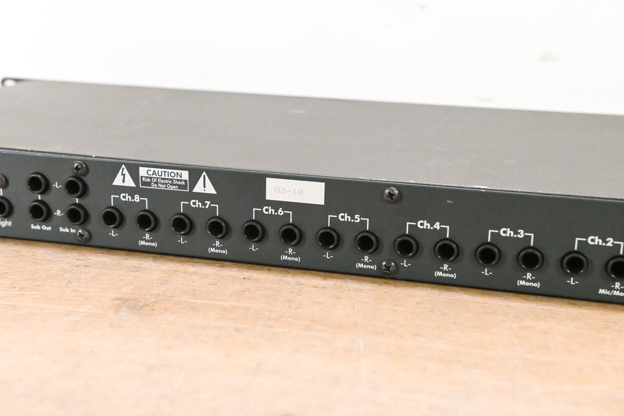 Ashly LX-308B 8-Channel Stereo Line Mixer