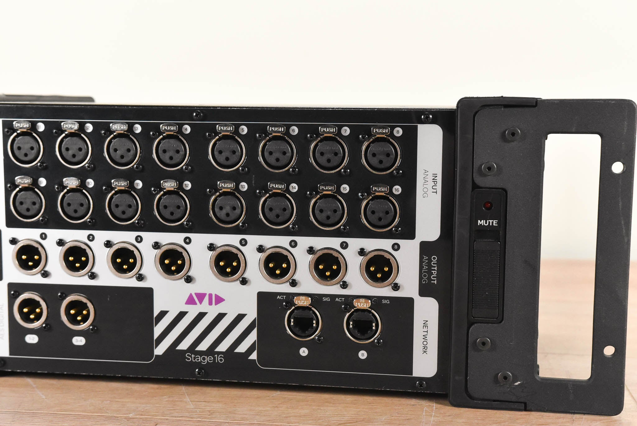 AVID Stage 16 Remote I/O for S3L Digital Mixing System