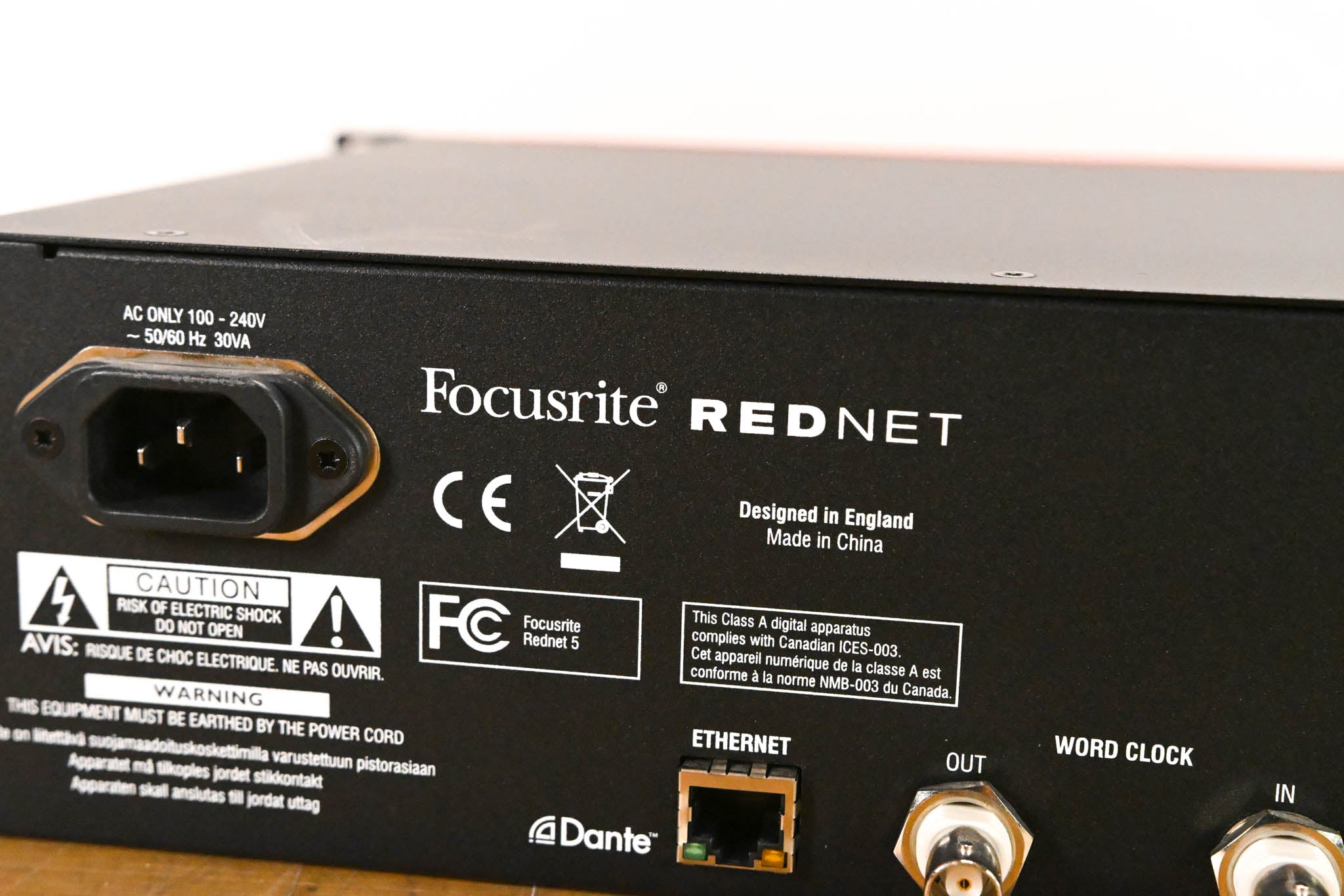 Focusrite RedNet 5 Pro Tools HD to Dante Network Bridge