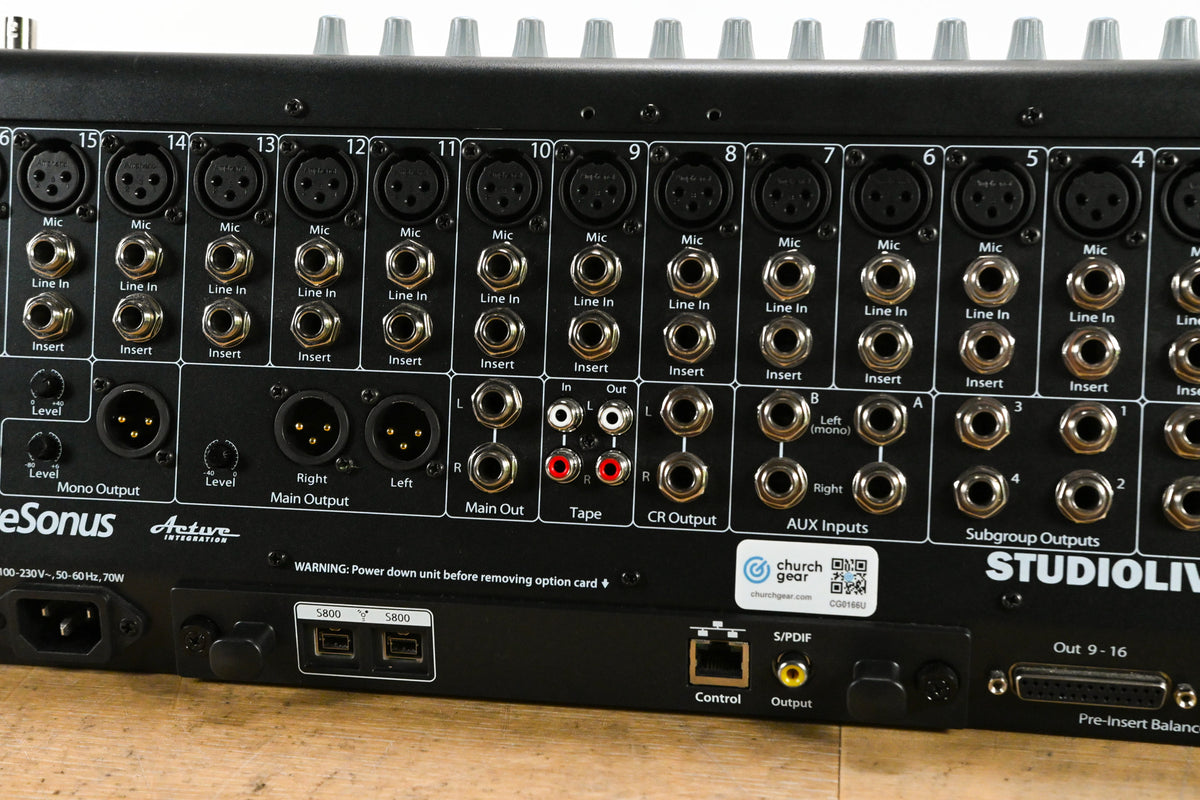 PreSonus StudioLive 16.4.2AI 16-CH Digital Mixer with Active Integration
