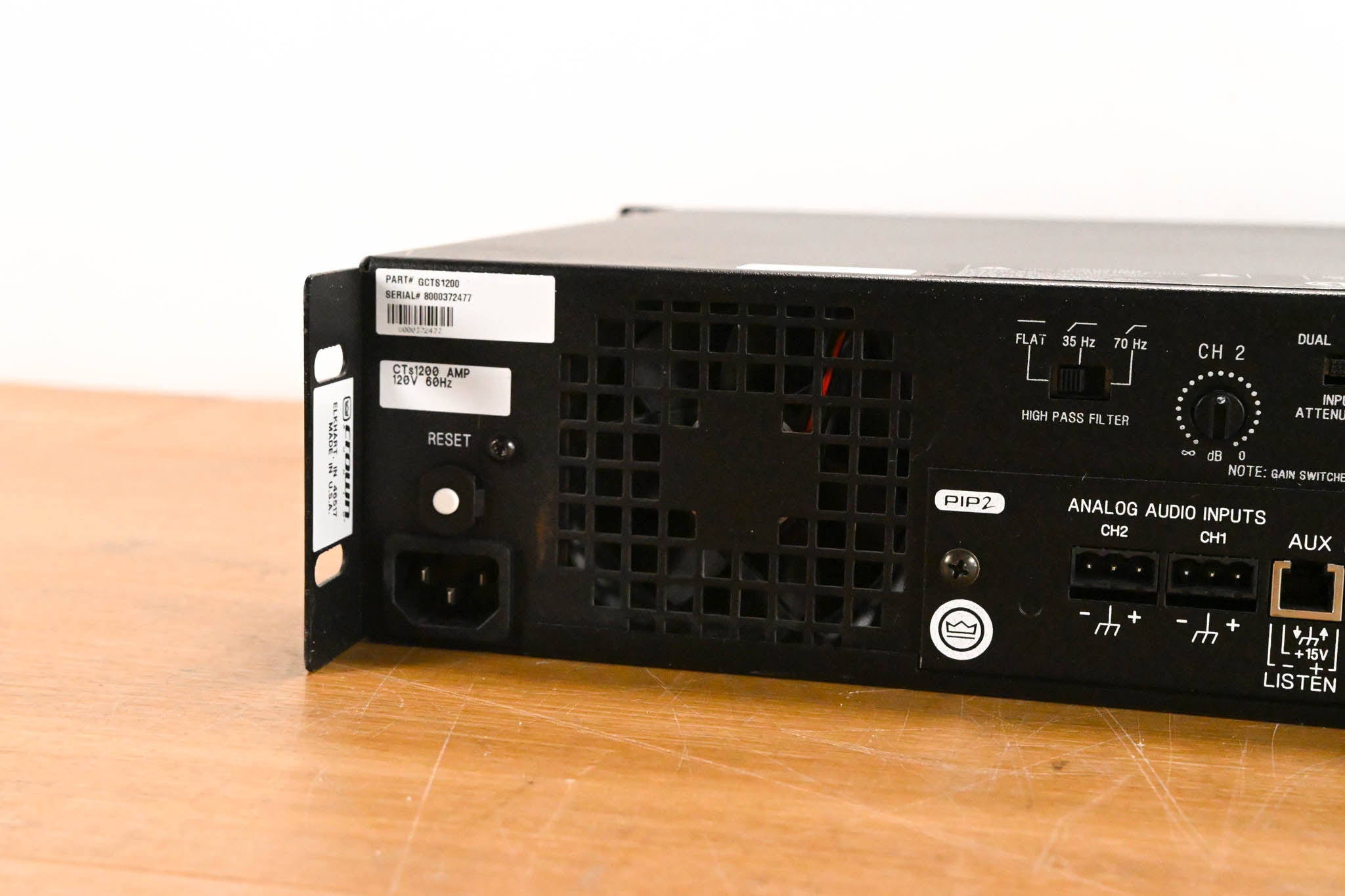 Crown CTs 1200 Two-Channel 600W Power Amplifier