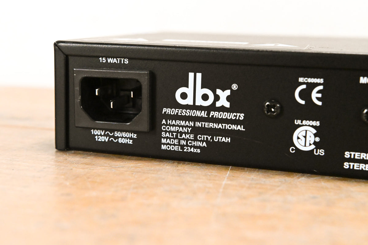 dbx 234xs 2/3-Way Stereo, 4-Way Mono Crossover